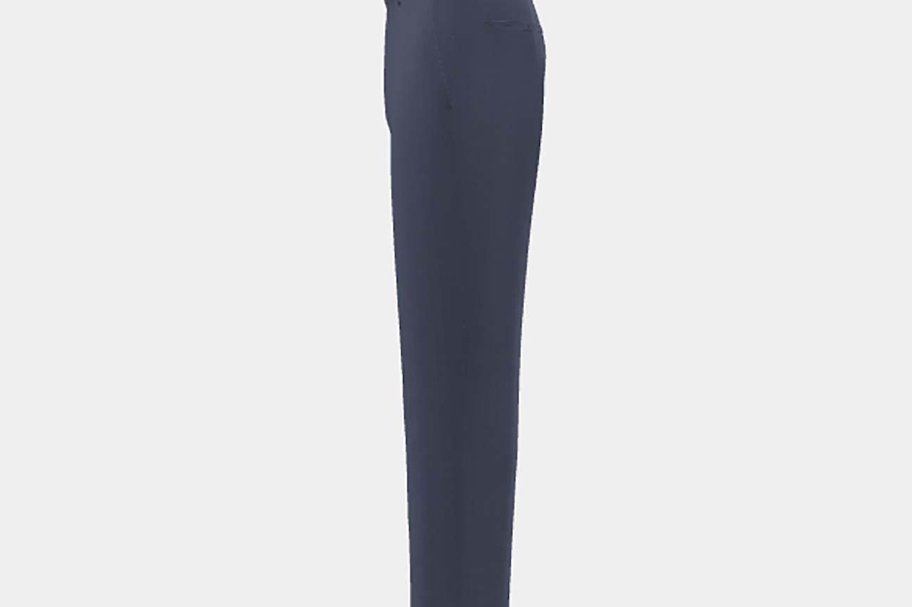 Made-to-measure solaro 130s wool trousers in light blue Caccioppoli