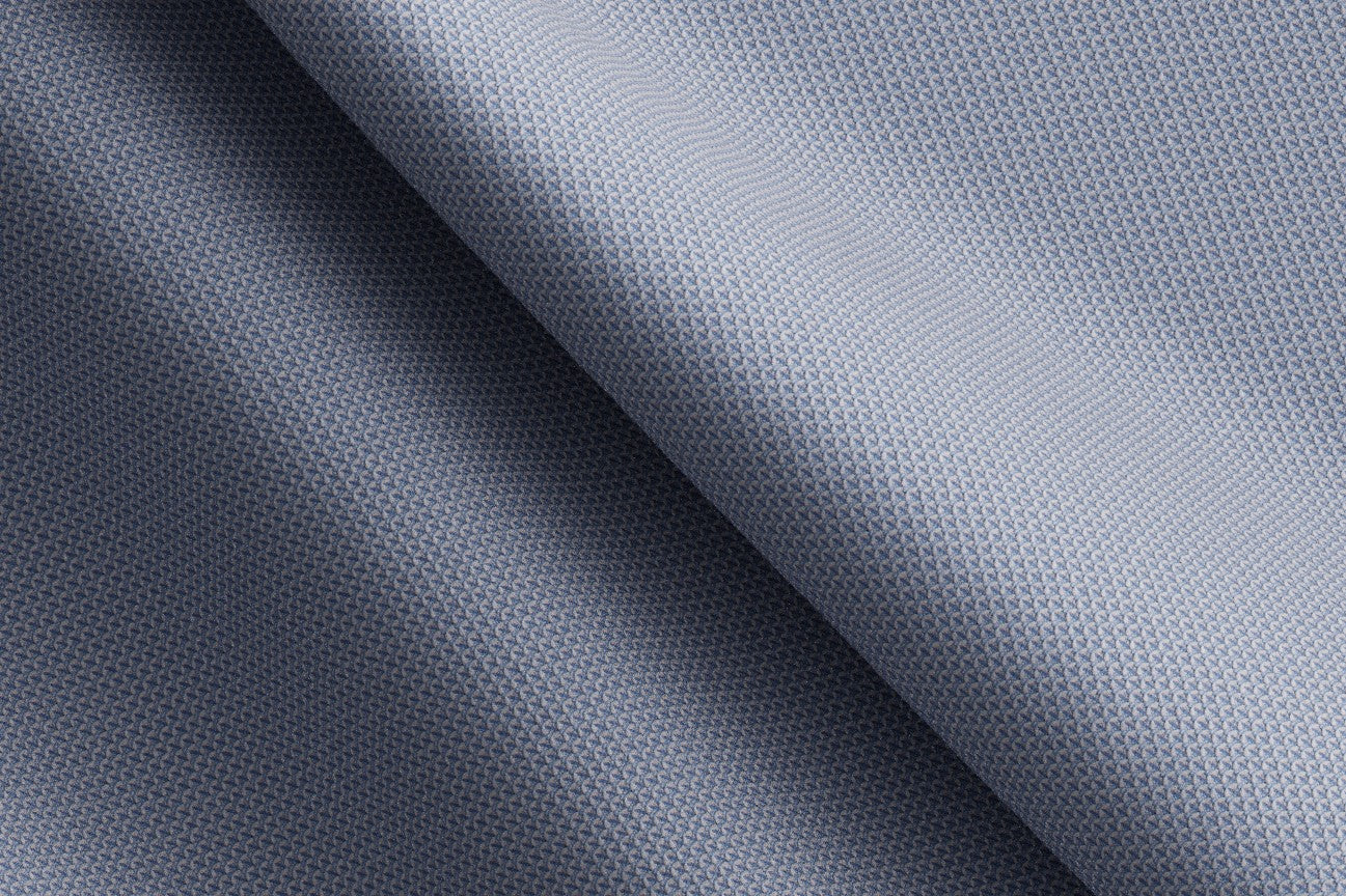 Blue cotton tailored shirt