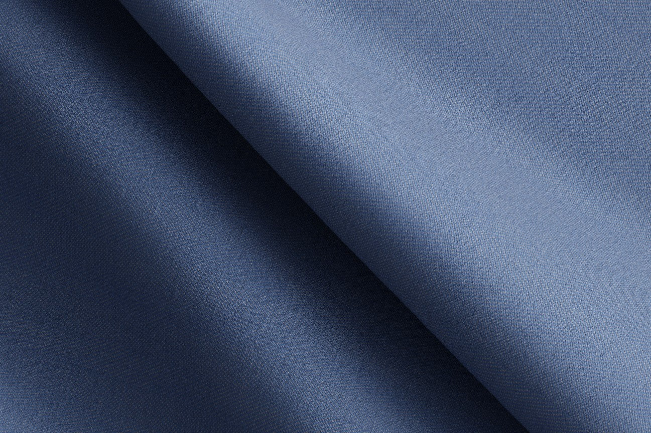 Light blue solaro 130s wool tailored trousers with band Caccioppoli