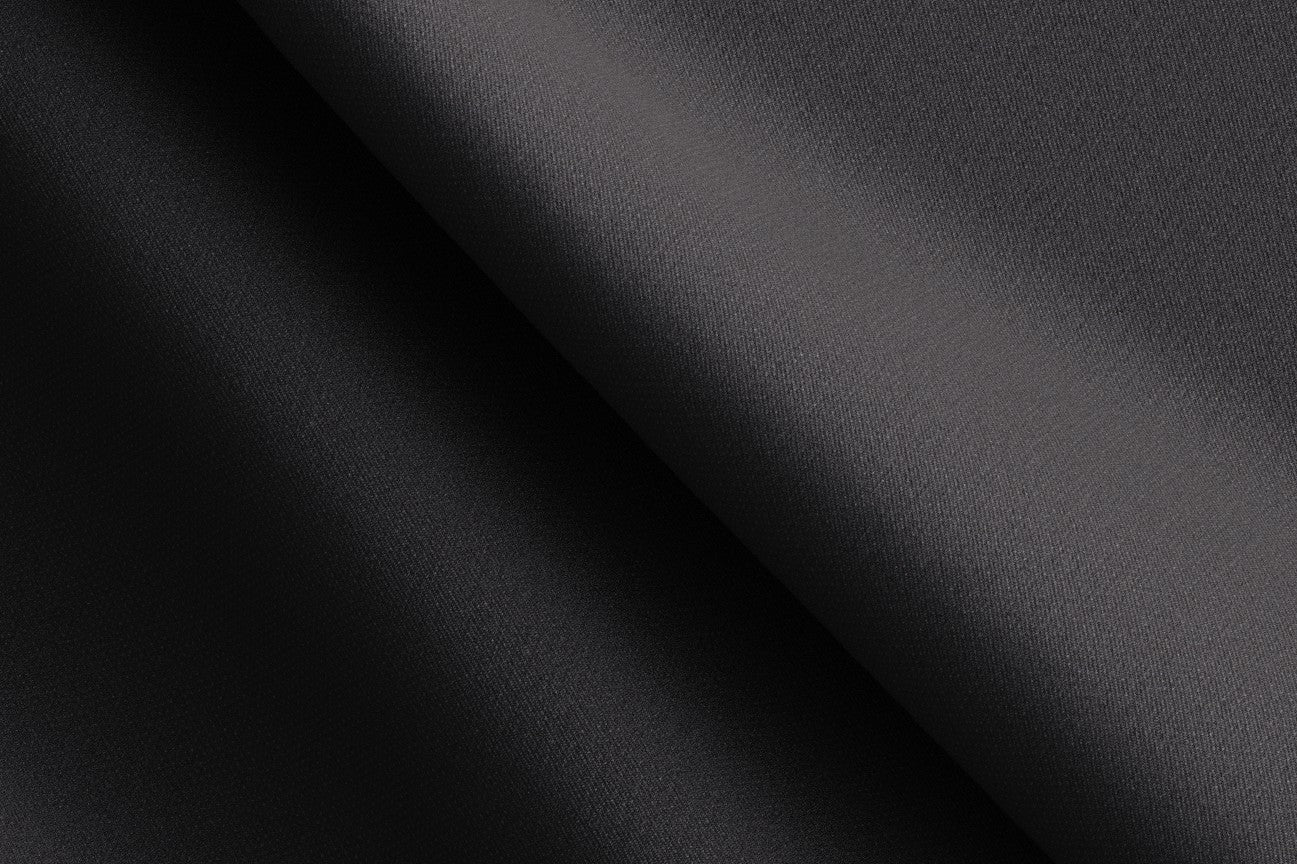 Canonico black 120s tailored wool and silk trousers