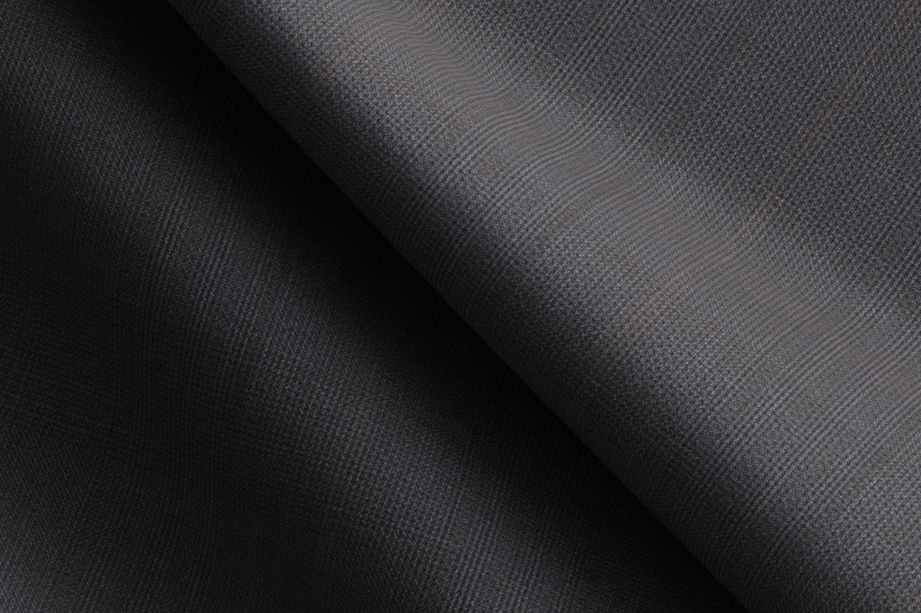 Loro Piana gray 150s wool tailored trousers