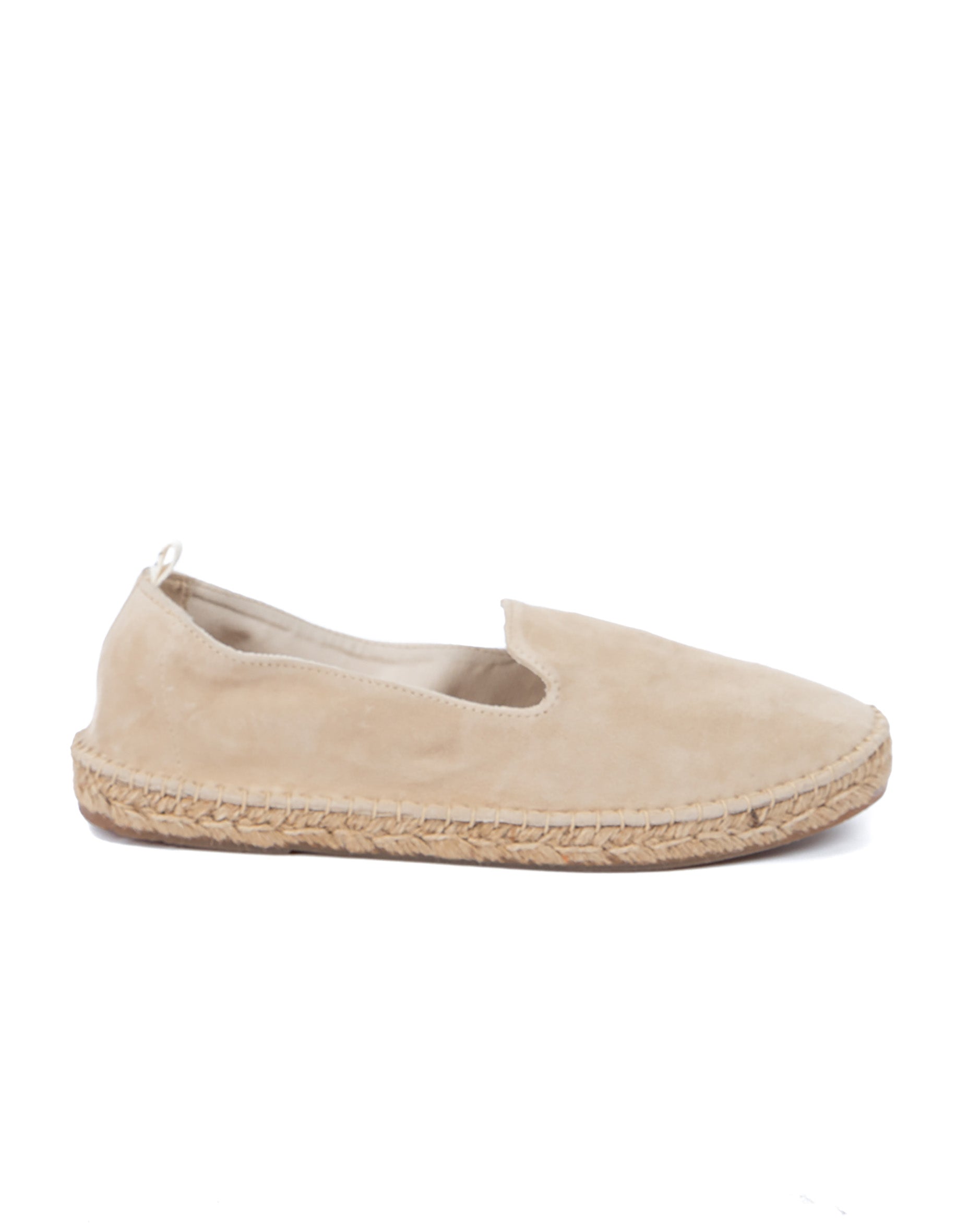 Athens Espadrilles in Beige Suede