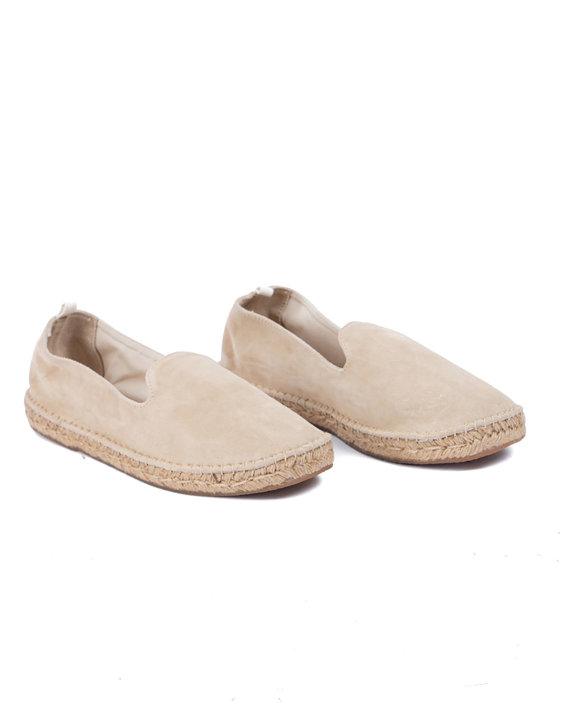 Alpargatas Atenas de ante beige