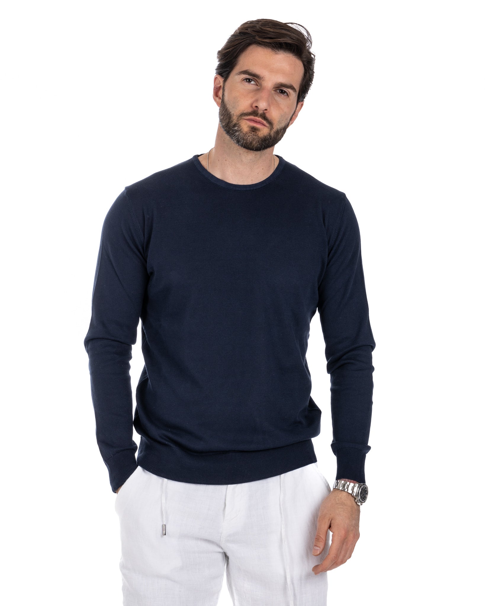 Maglioncino Daniil in cotone blu