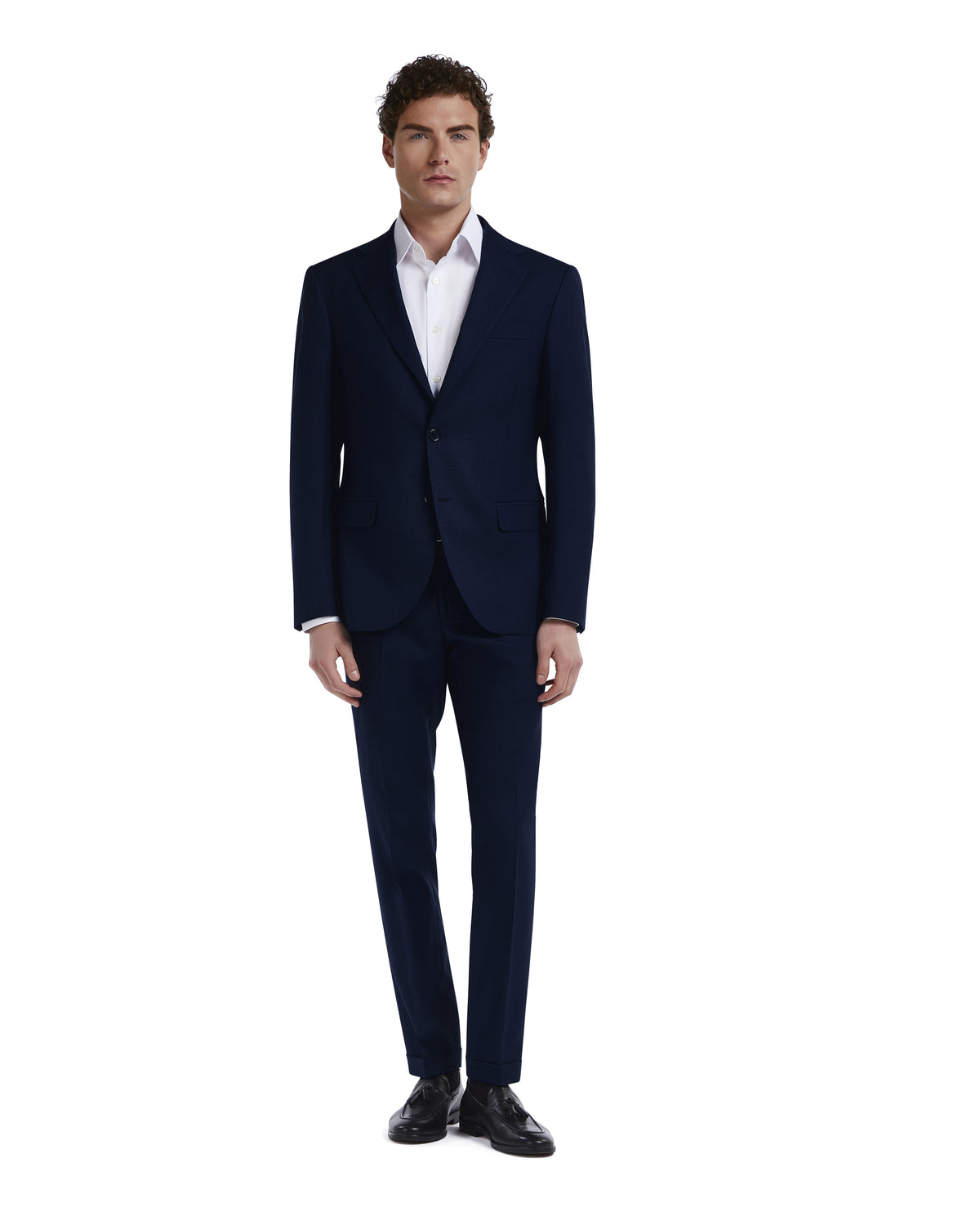 Vestido Ginevra estructurado azul