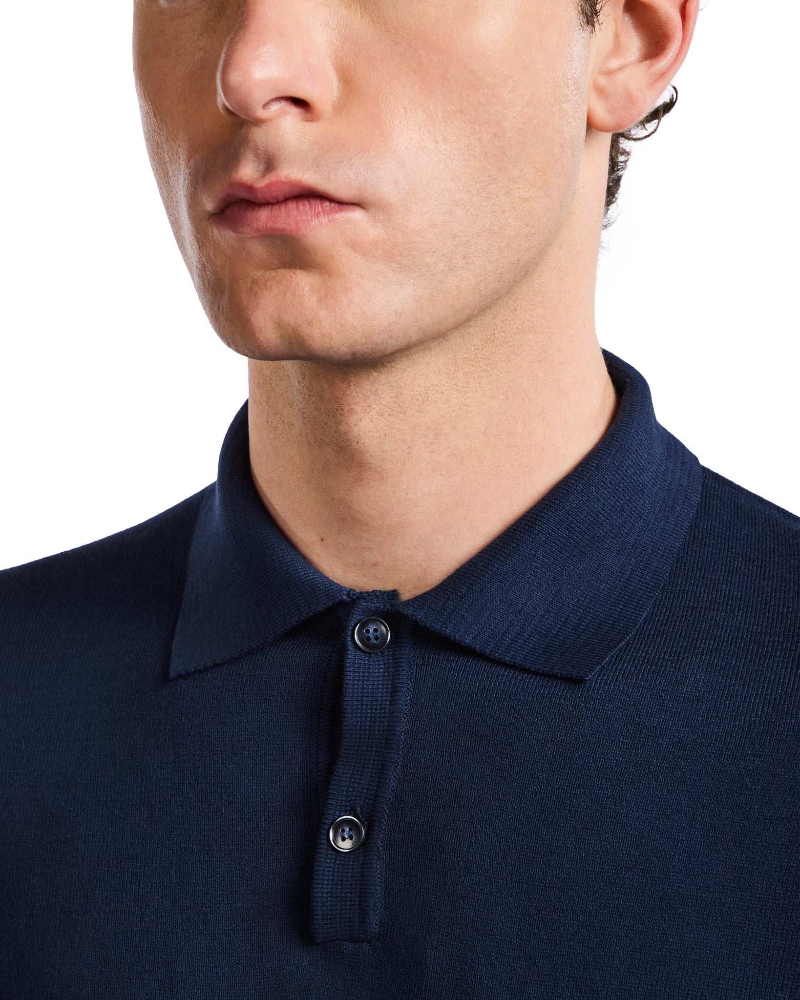 Polo Andrey de algodón azul
