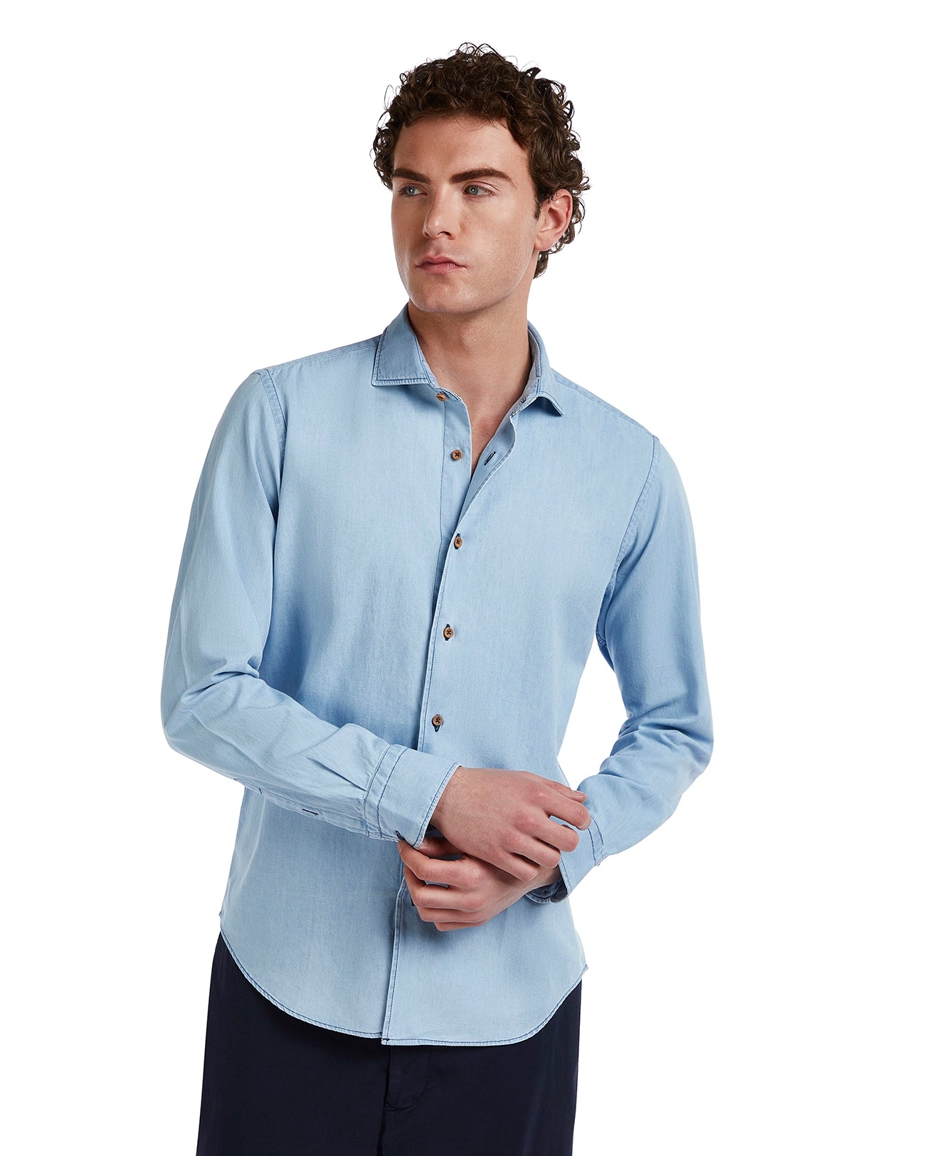 Mark camisa vaqueros lavado claro