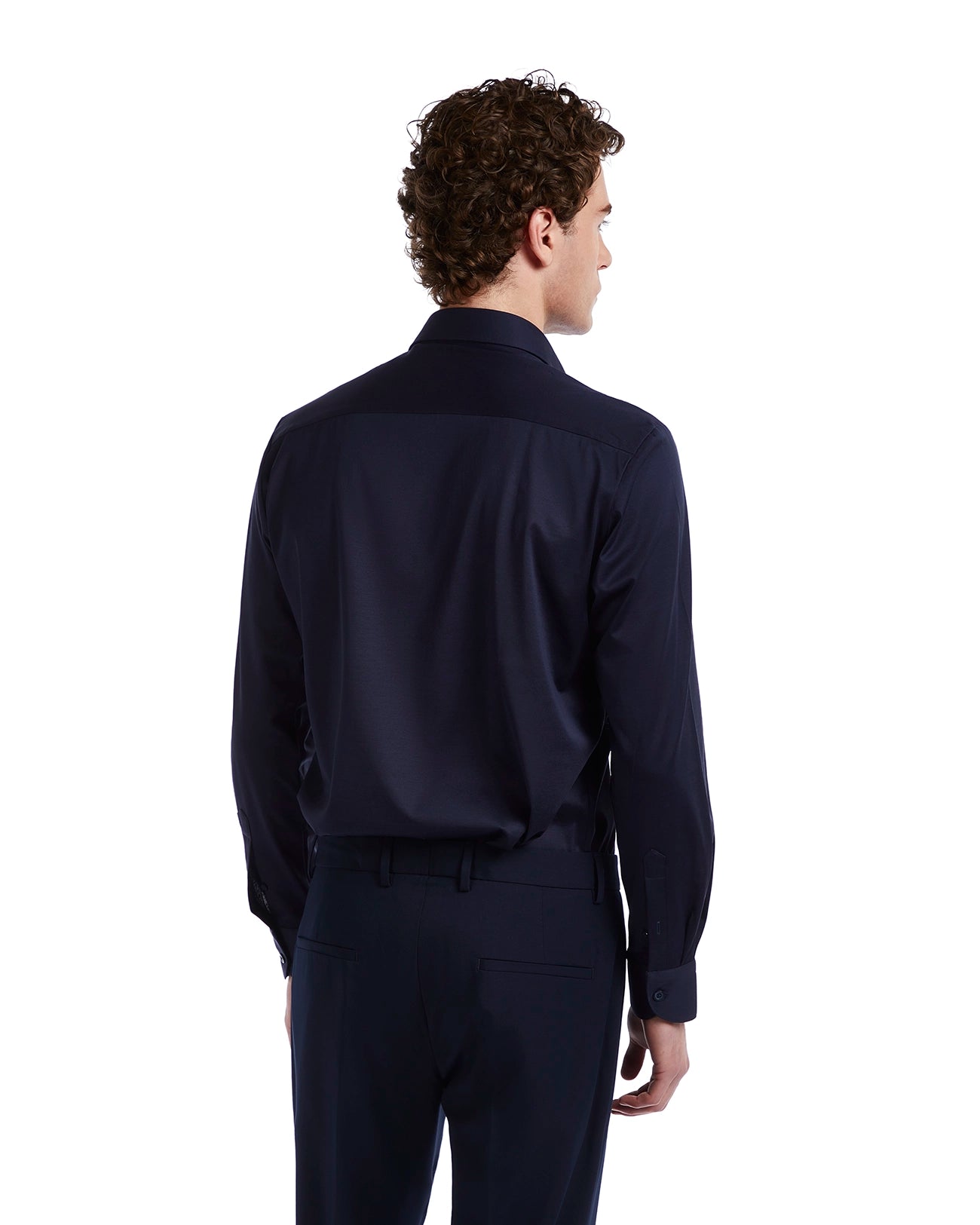 Camisa Miyagi de algodón azul