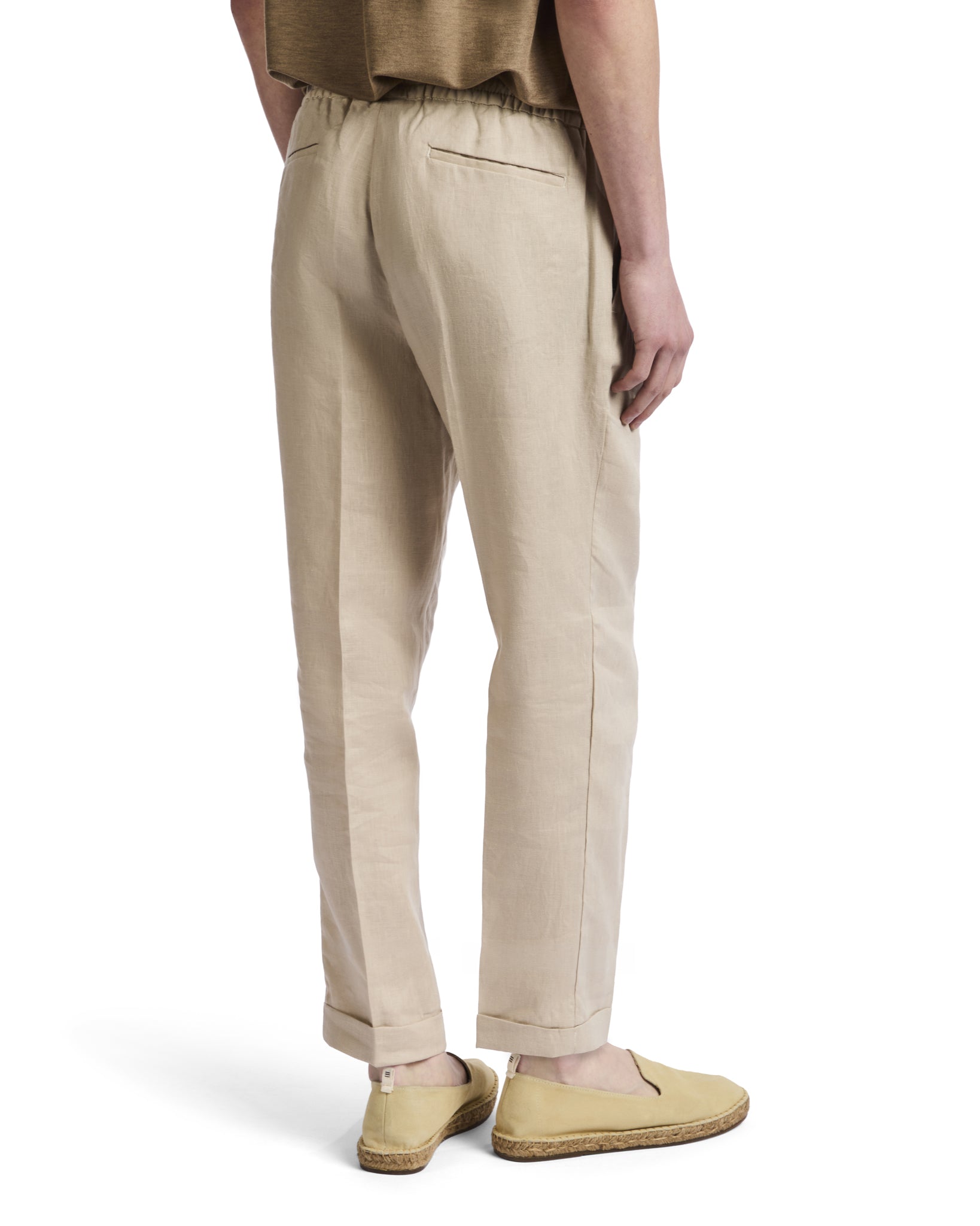 Pantalón Cary de puro lino color cuerda