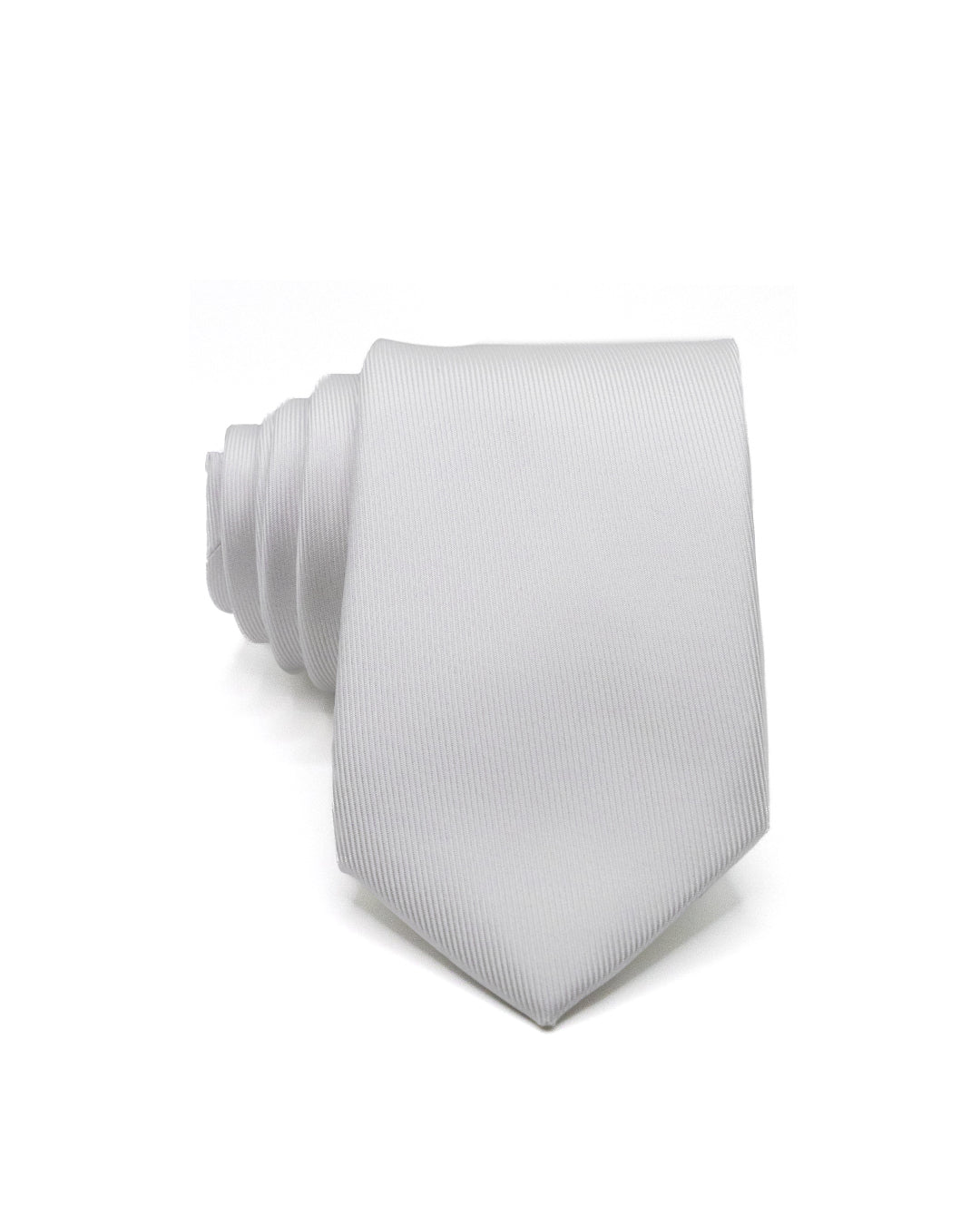 Corbata - de sarga de seda color marfil