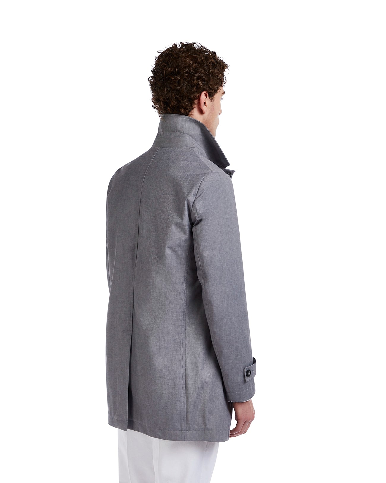 Gabardina Mantova sin forro gris