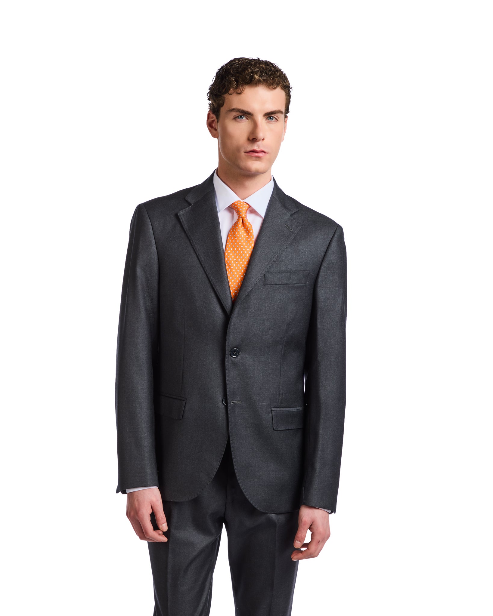 Canonico Anthracite Wool New Jersey Jacket