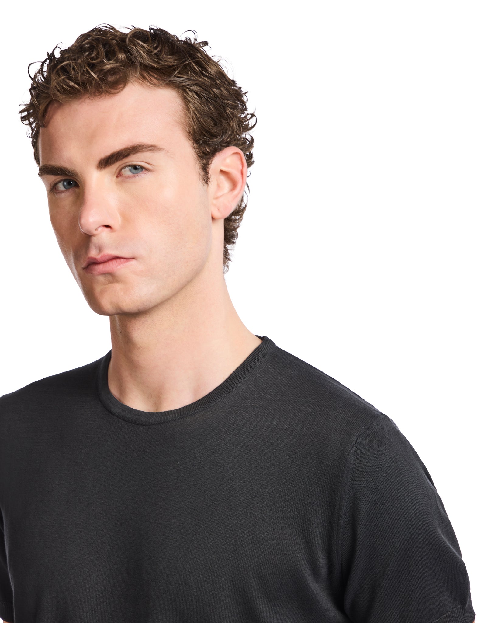 Camiseta Jannik de punto negro