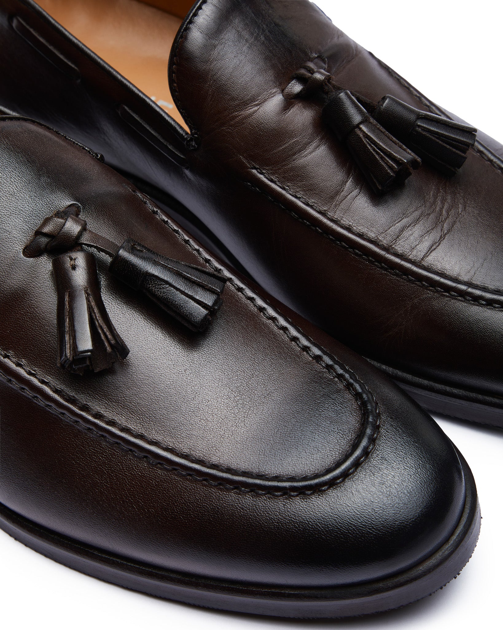 Jasper - dark brown leather moccasin