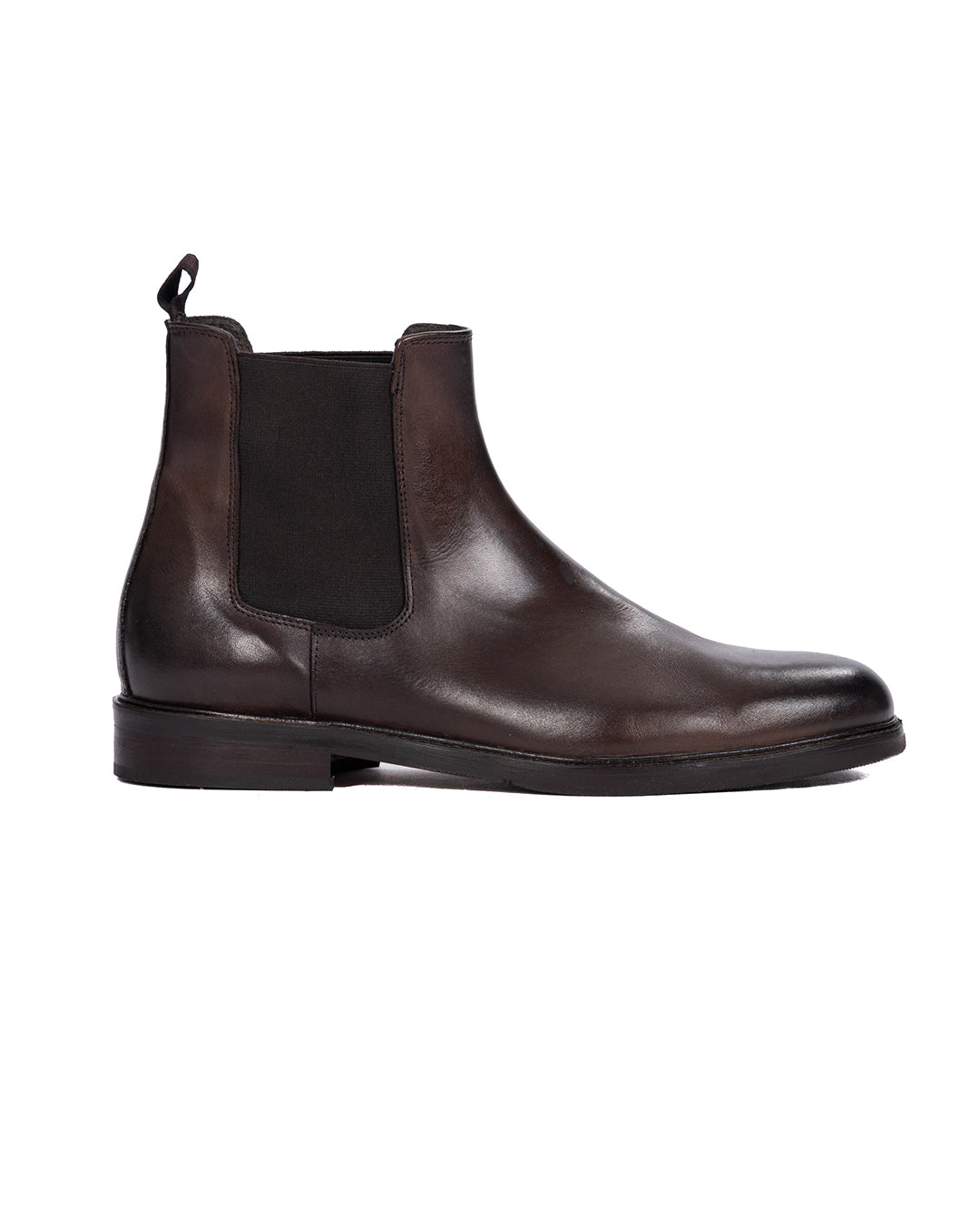 Jae - bota de piel color café oscuro
