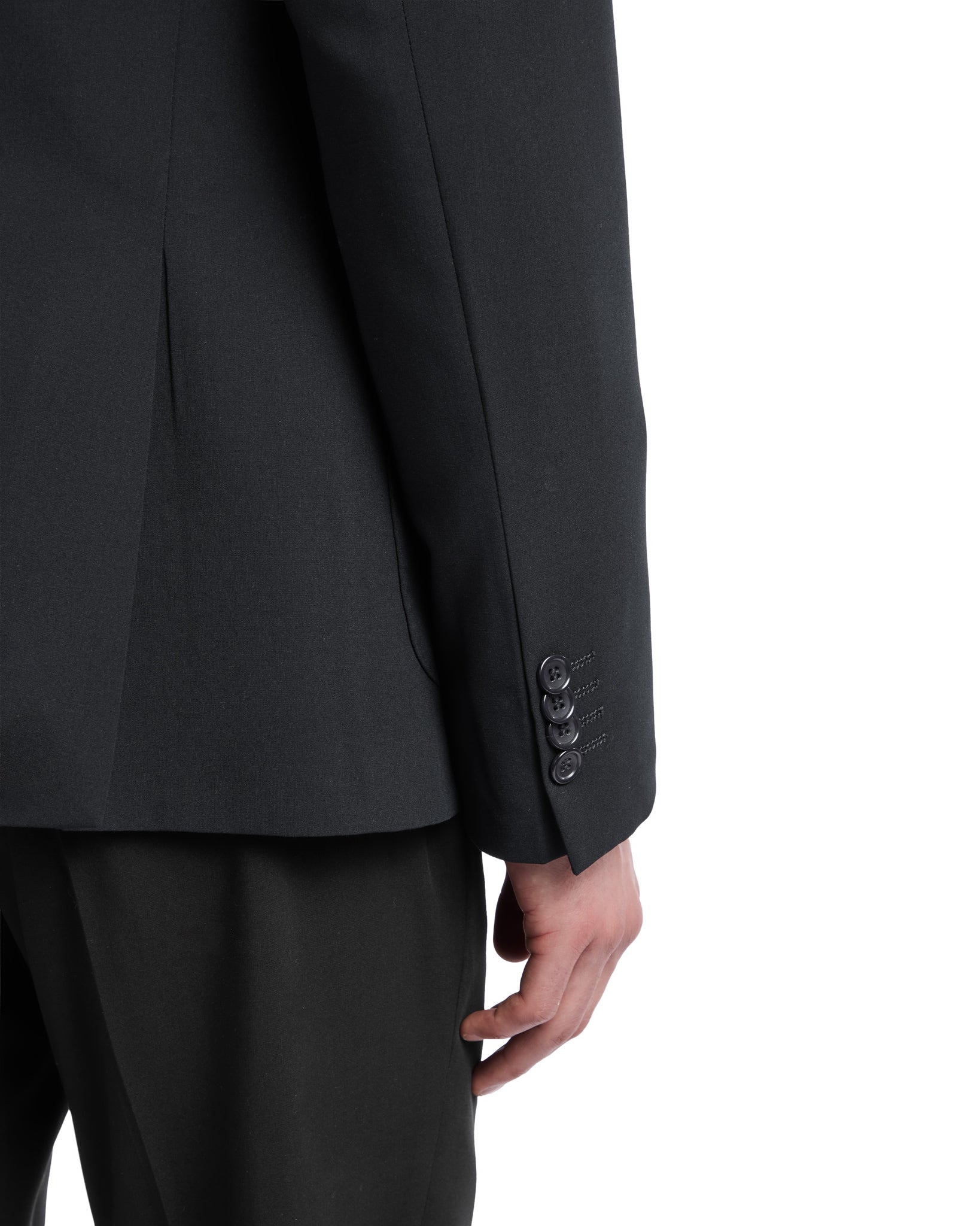 Traje Mónaco cruzado negro
