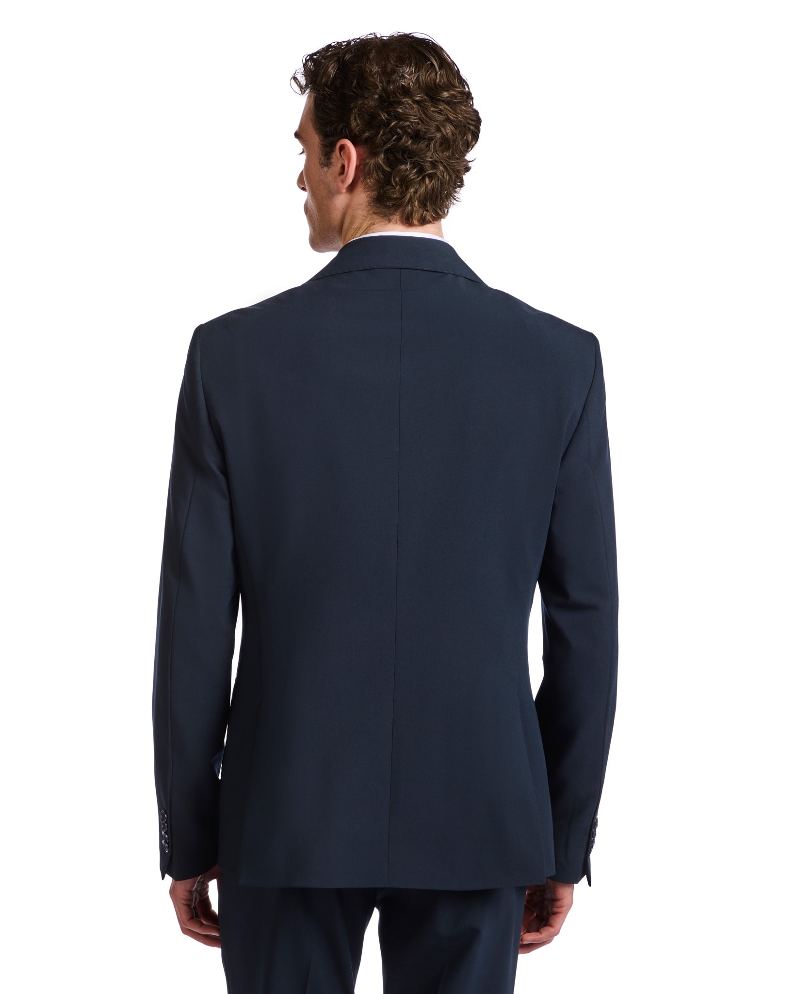 Dark blue double-breasted Monaco suit