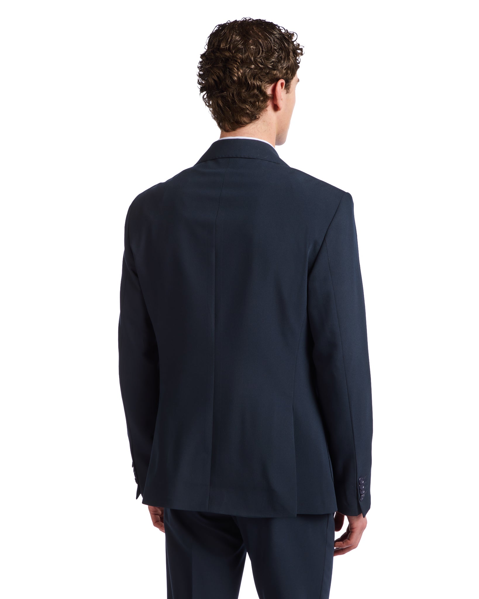 Dark blue double-breasted Monaco suit
