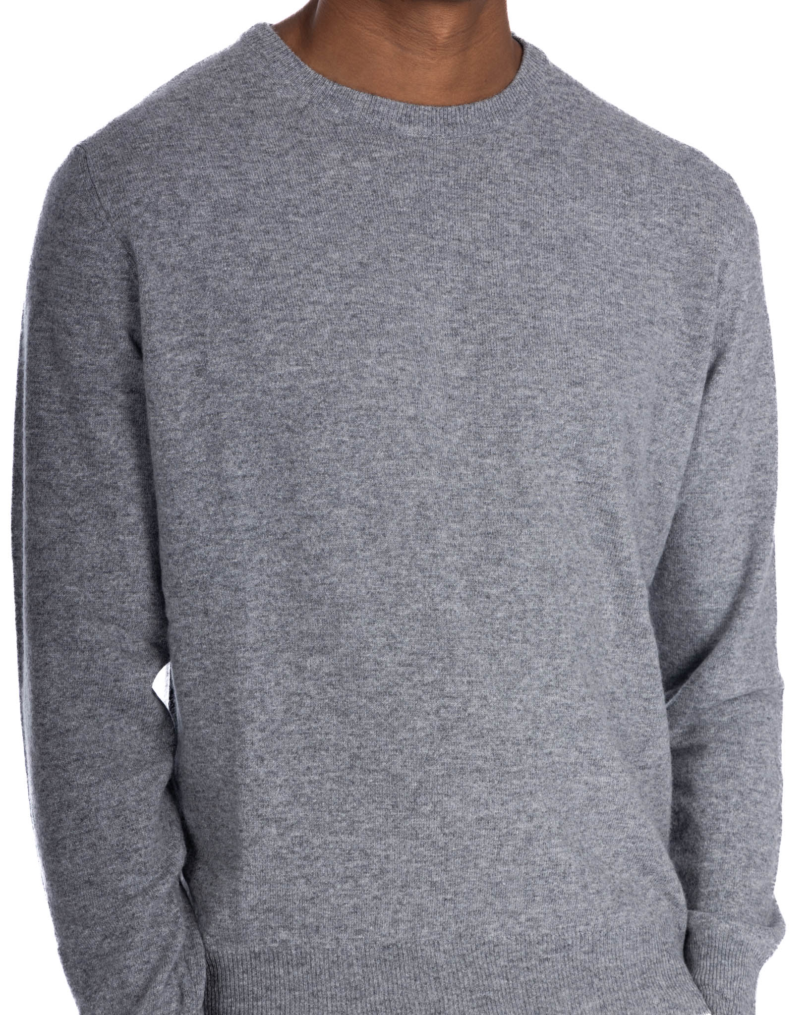 Suéter de cuello redondo Dustin de mezcla de cachemira gris
