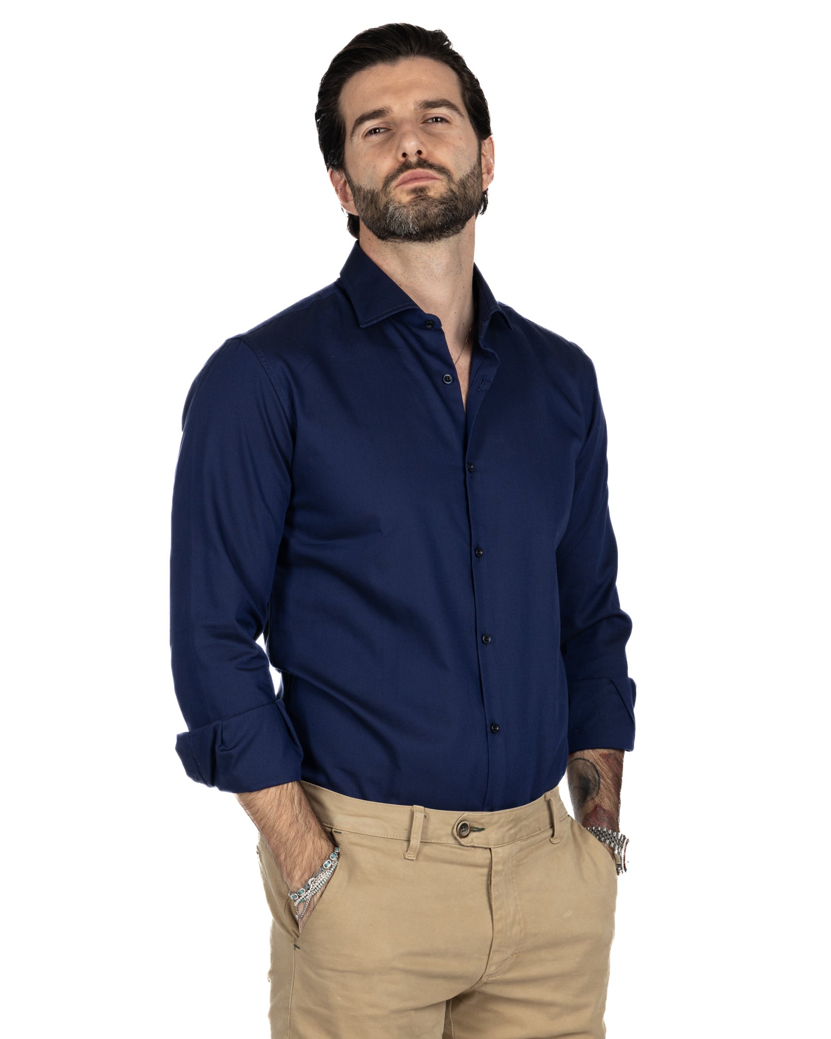 Glock - corte slim azul Oxford