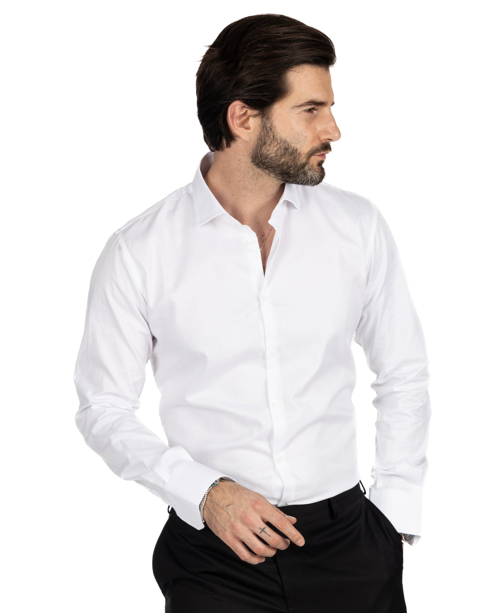 Glock - camisa blanca oxford