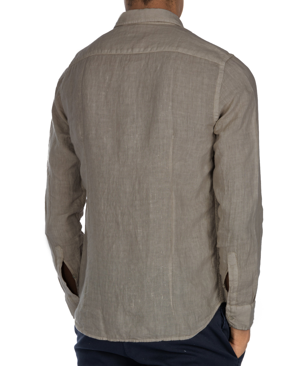 Montecarlo shirt in pure linen twine
