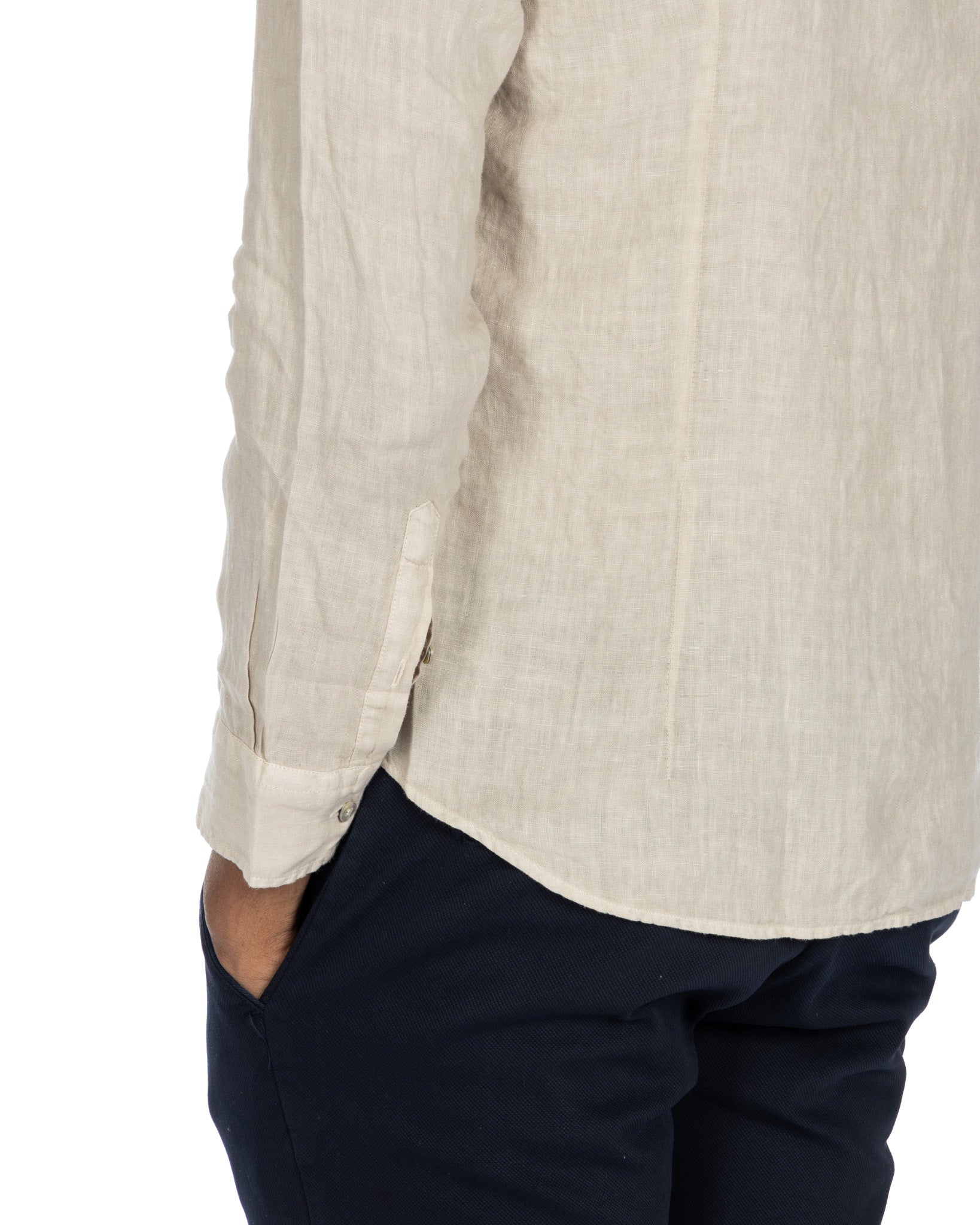 Montecarlo - pure linen sand shirt