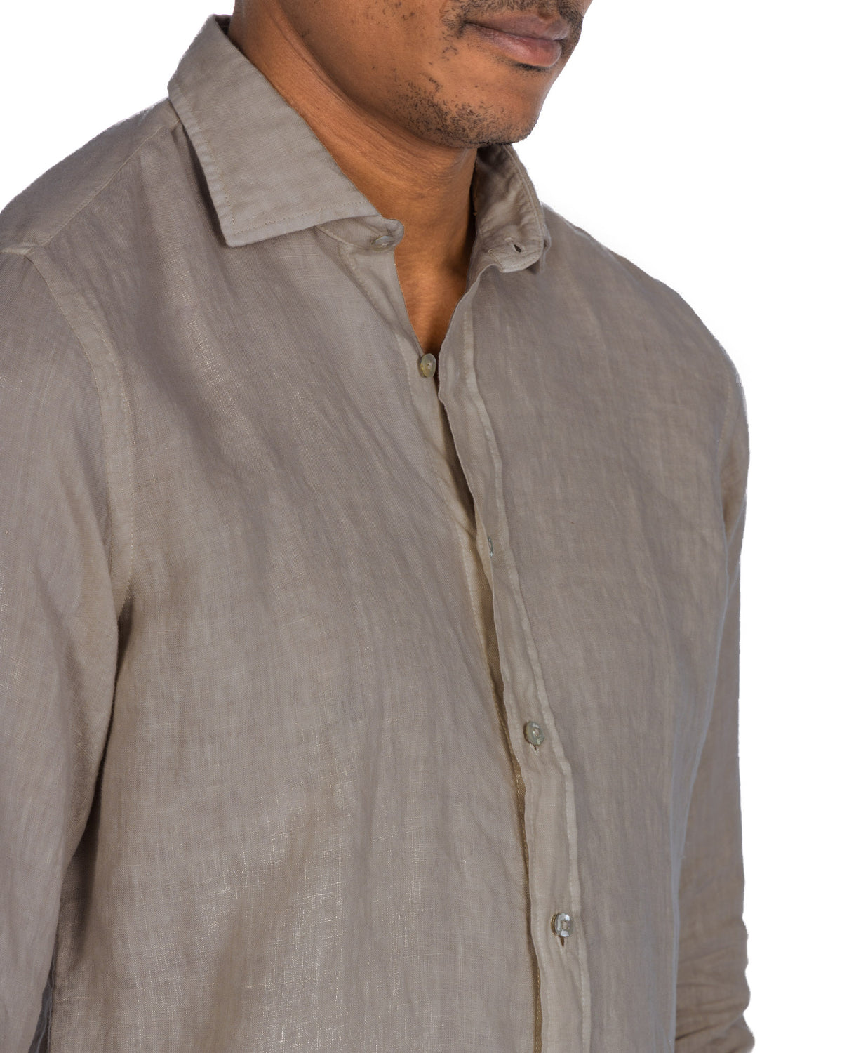 Montecarlo shirt in pure linen twine