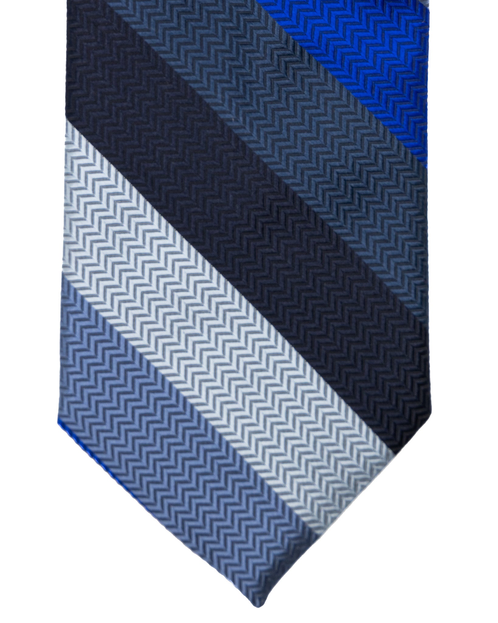 Corbata - de seda con rayas multicolores