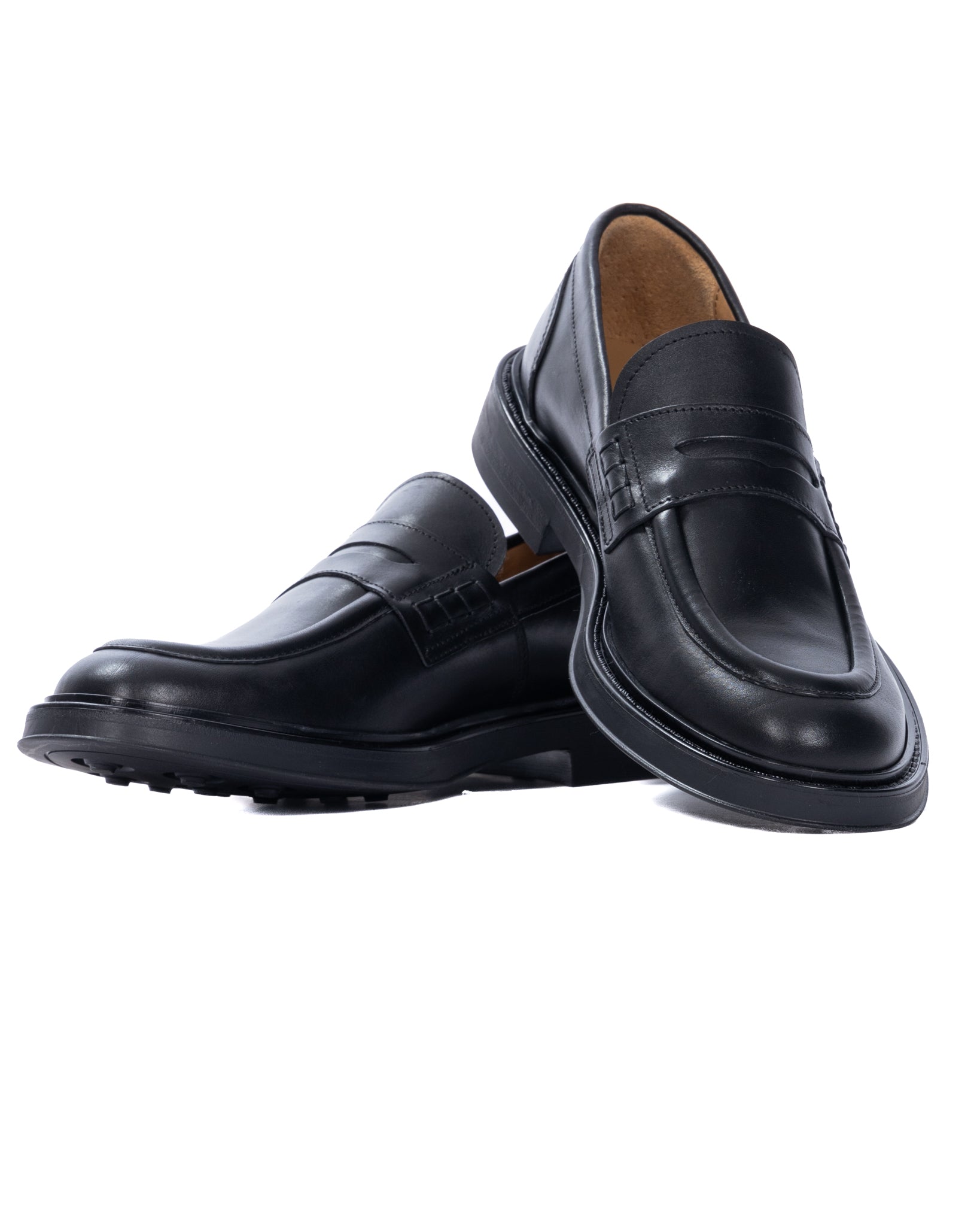 Hector - black leather college