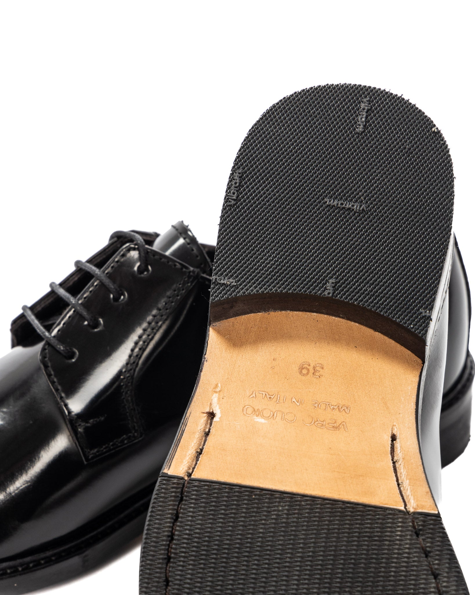 Arthur - zapato derby clásico negro brillante