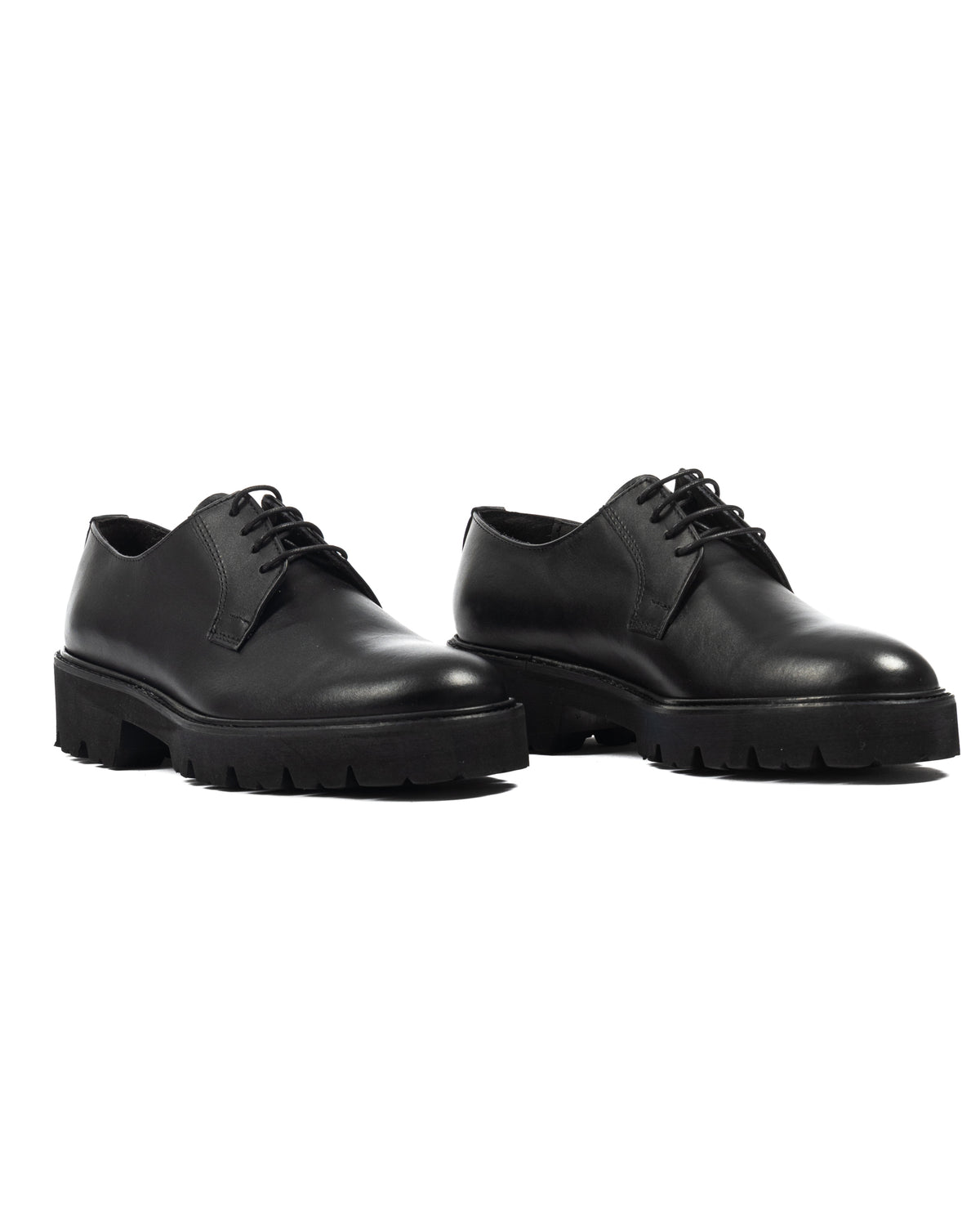 Parker - black leather derby