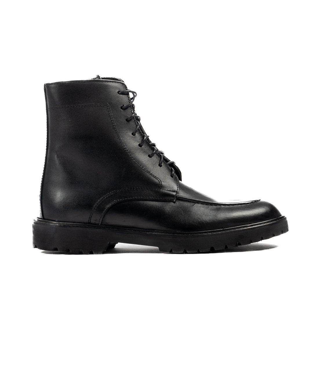 Astron - bota de cuero negra