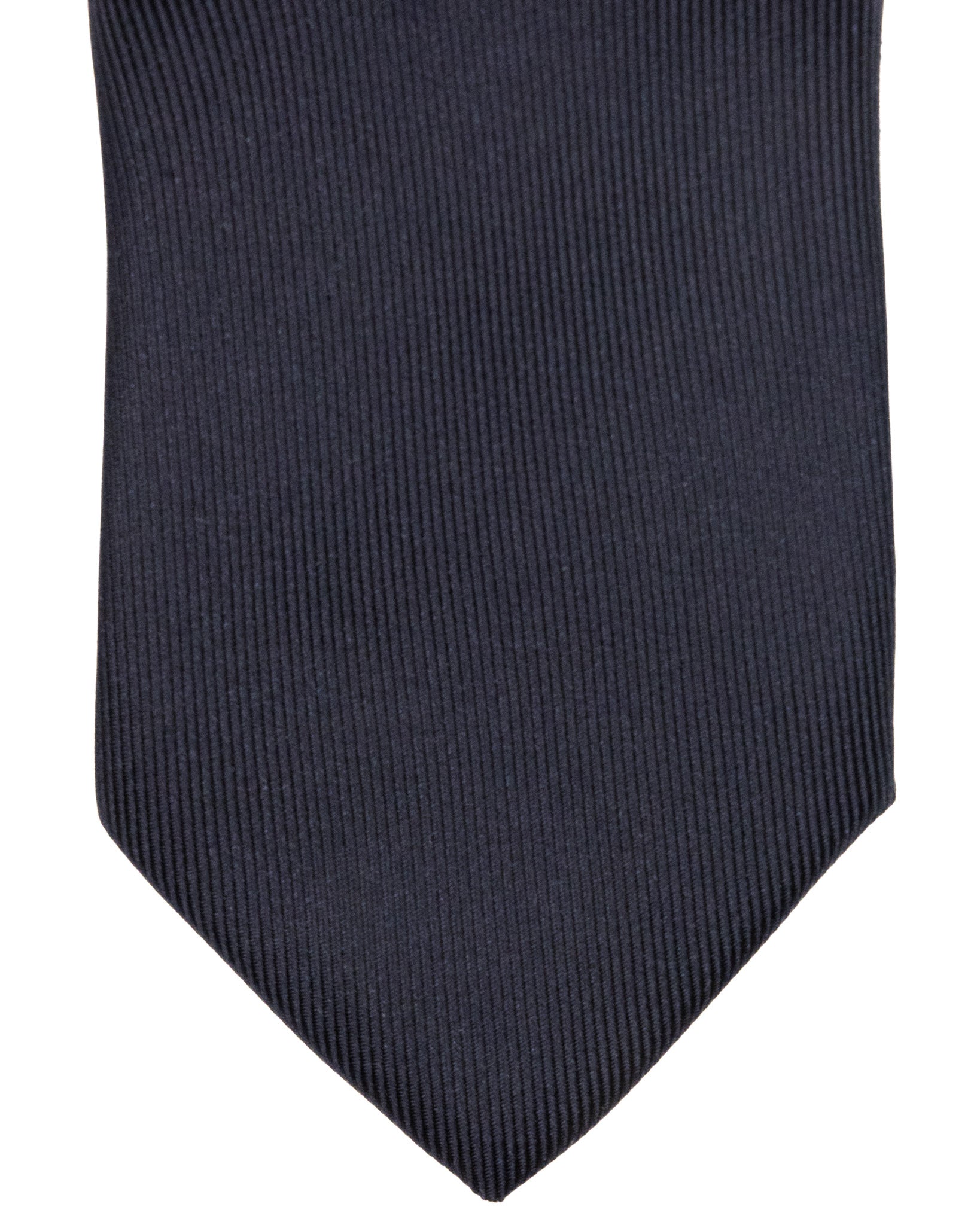 Corbata - de seda twill negra
