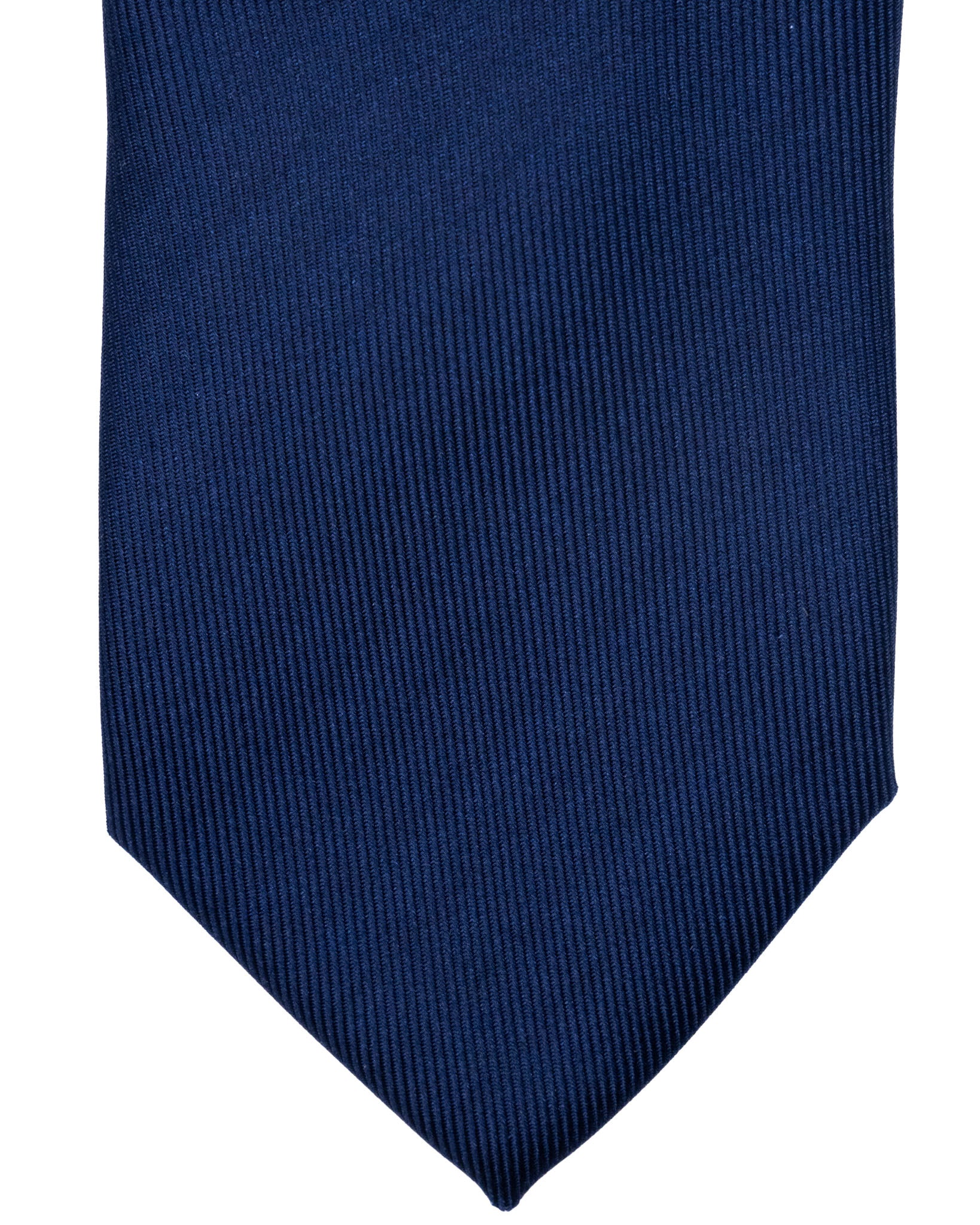 Corbata - de seda twill azul marino
