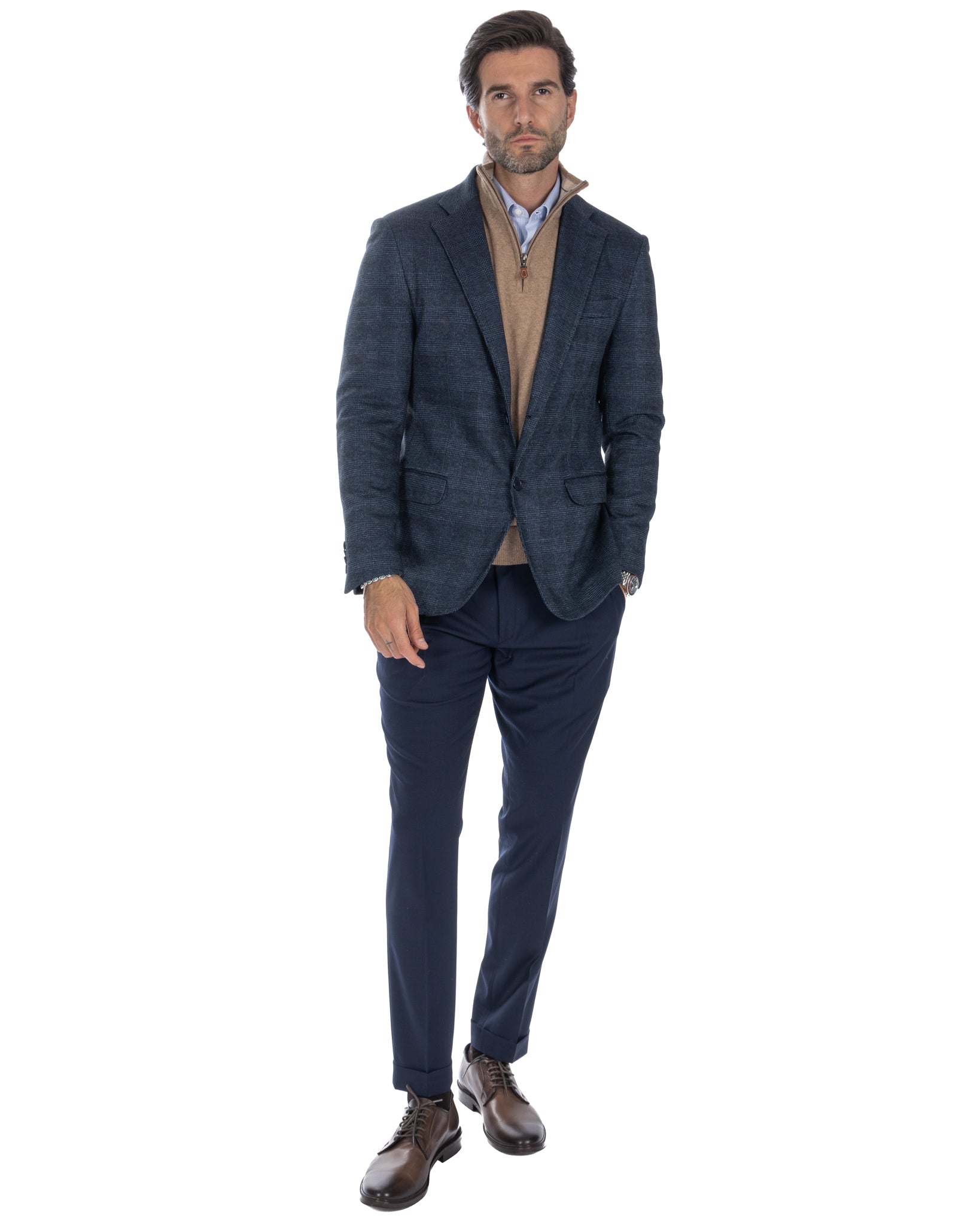 Chaqueta Orson a cuadros azules