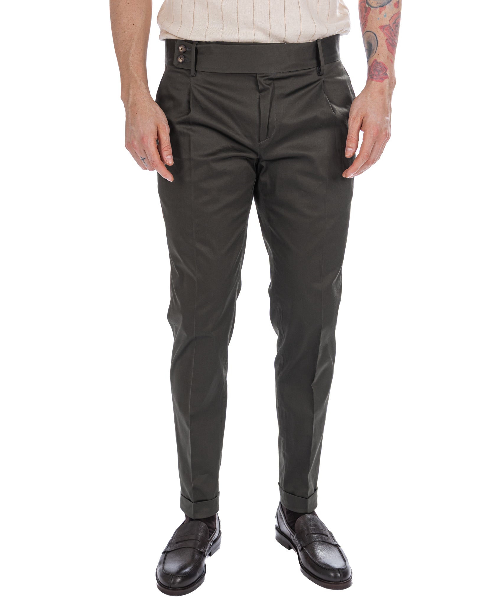 Marcel - pantalón de algodón militar