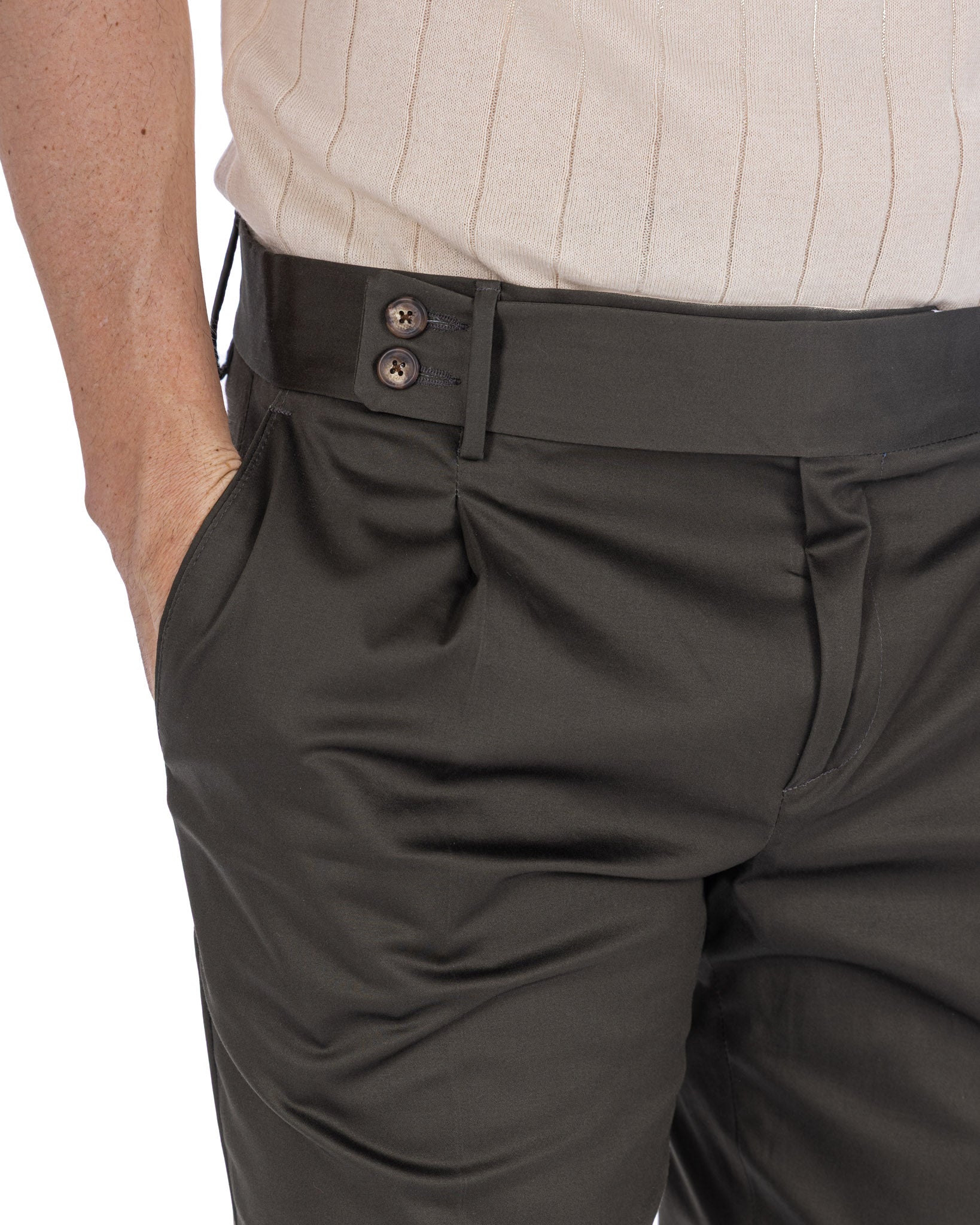 Marcel - pantalón de algodón militar