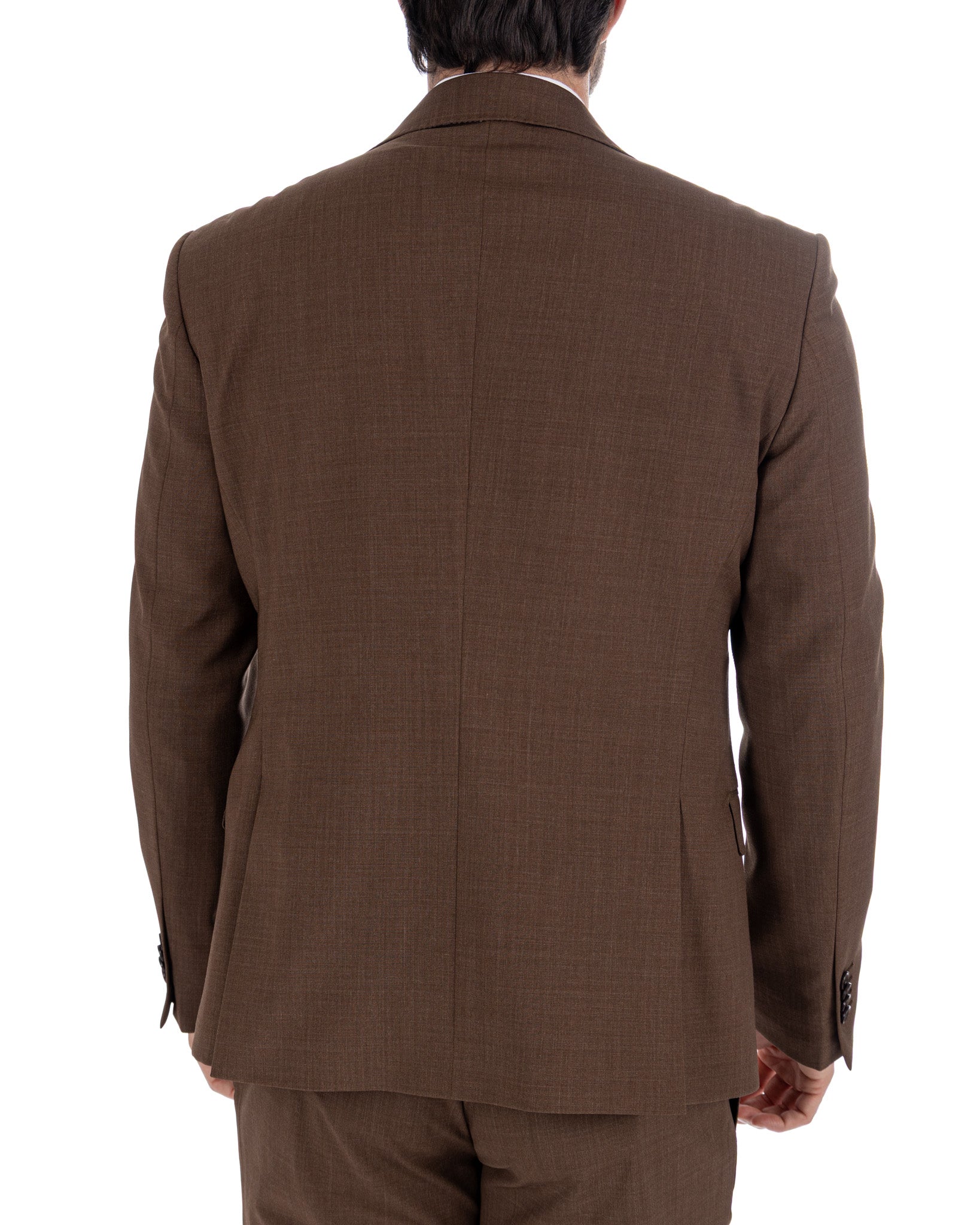 Landon - chaqueta de mezcla de lana color topo
