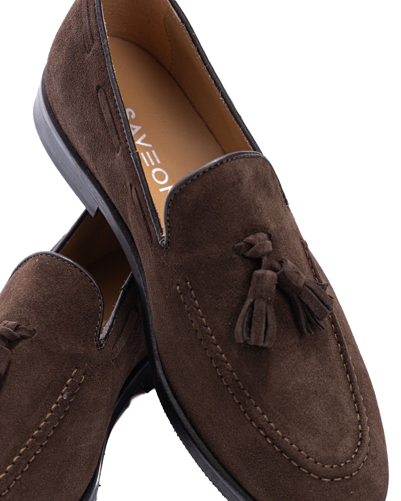 Mocassino Caspar scamosciato marrone