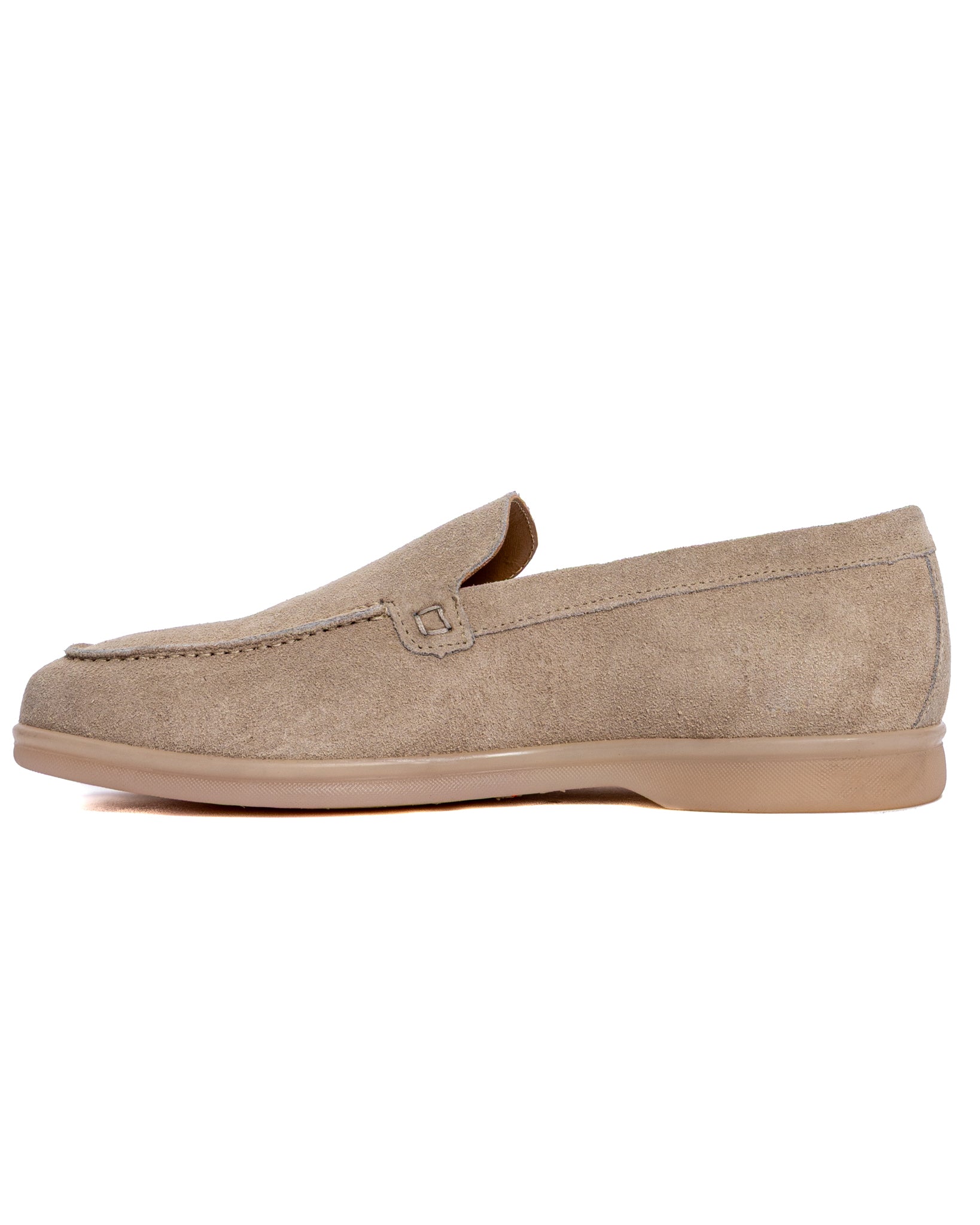 Mocassino Valeri scamosciato beige