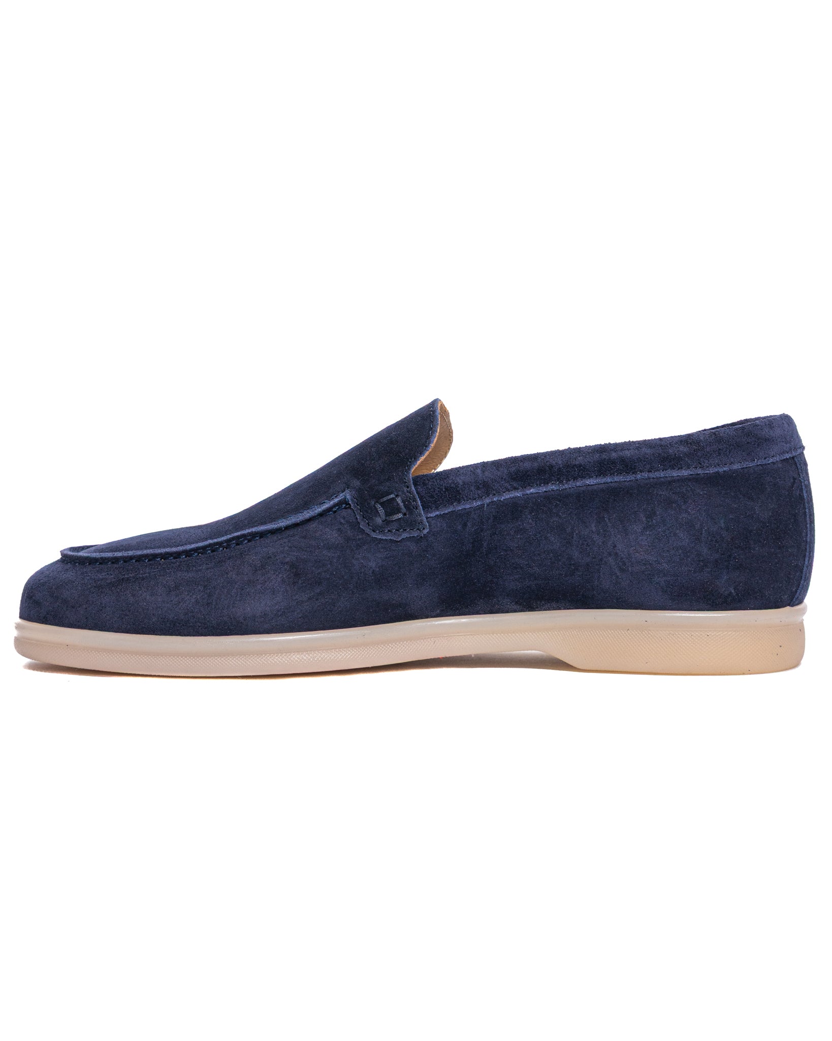 Mocassino Valeri scamosciato blu