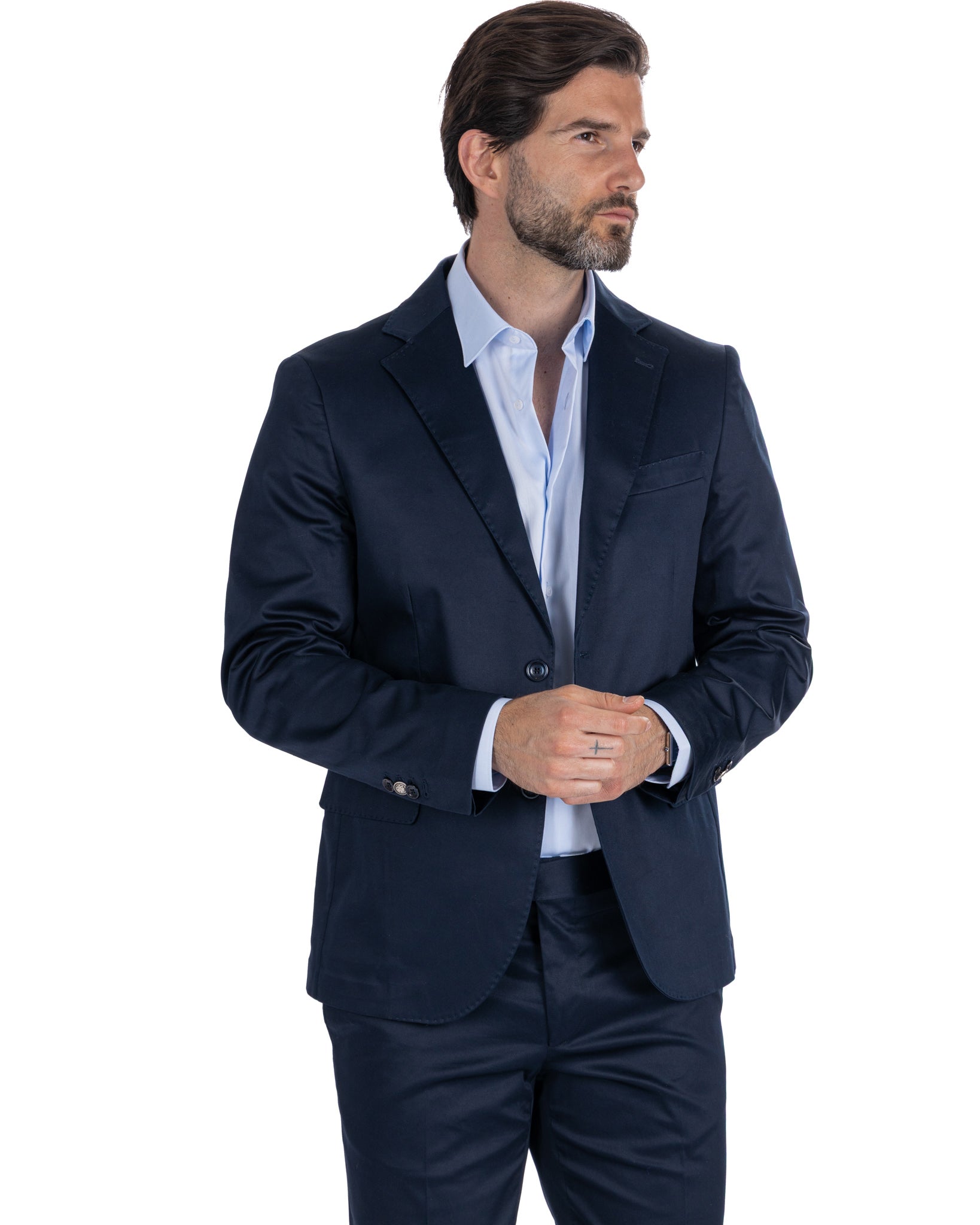 Kyle - chaqueta de algodón azul