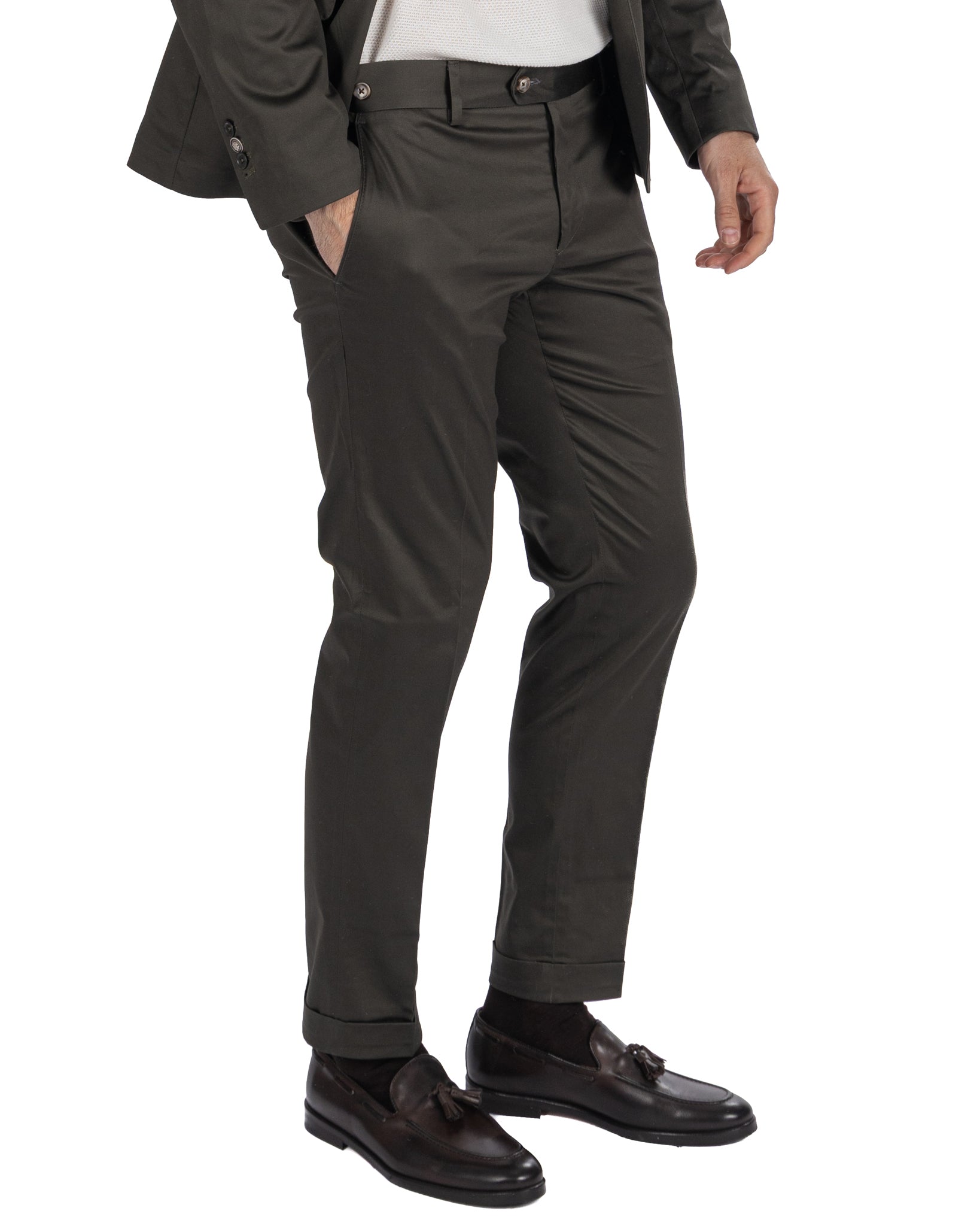 Laurence - pantalón de algodón militar