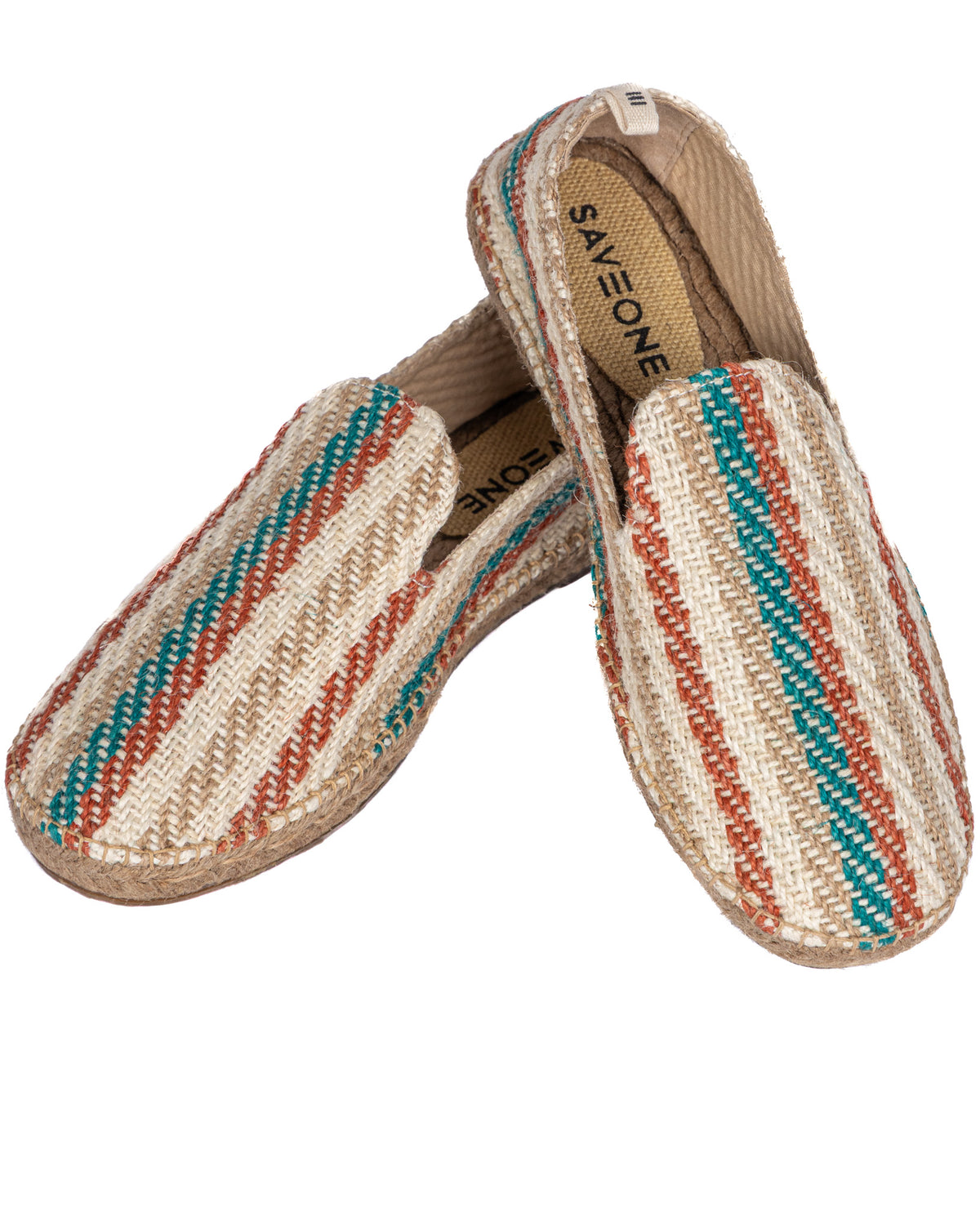 Scilla - multicolor striped espadrilles 