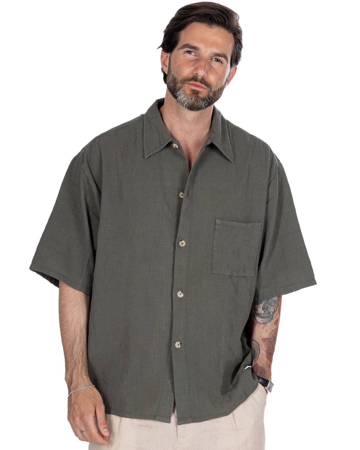 Madeira - Military Oversized Armored Shirt