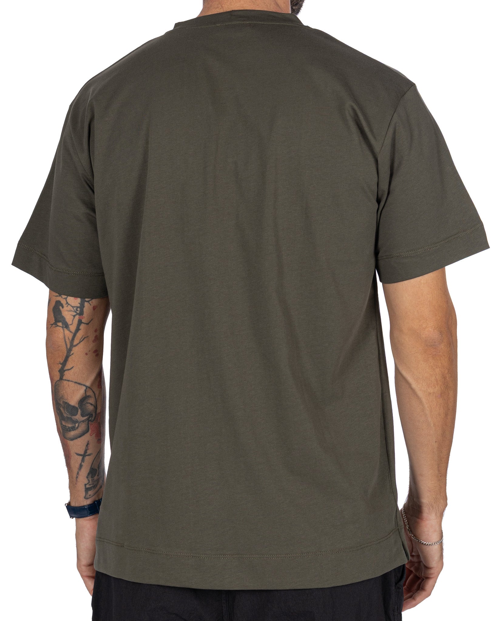T-shirt Bergen in cotone militare