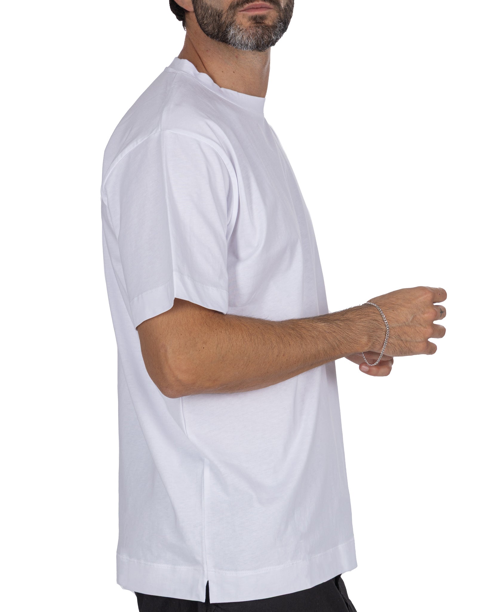 T-shirt Bergen in cotone bianca