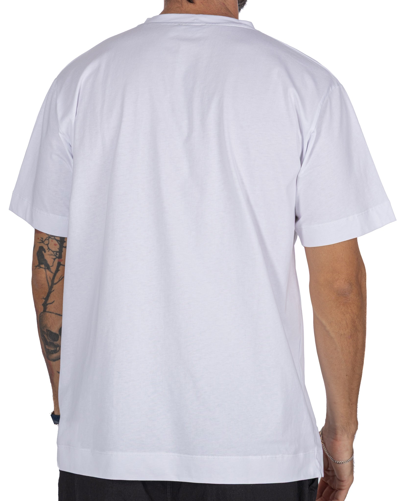 T-shirt Bergen in cotone bianca