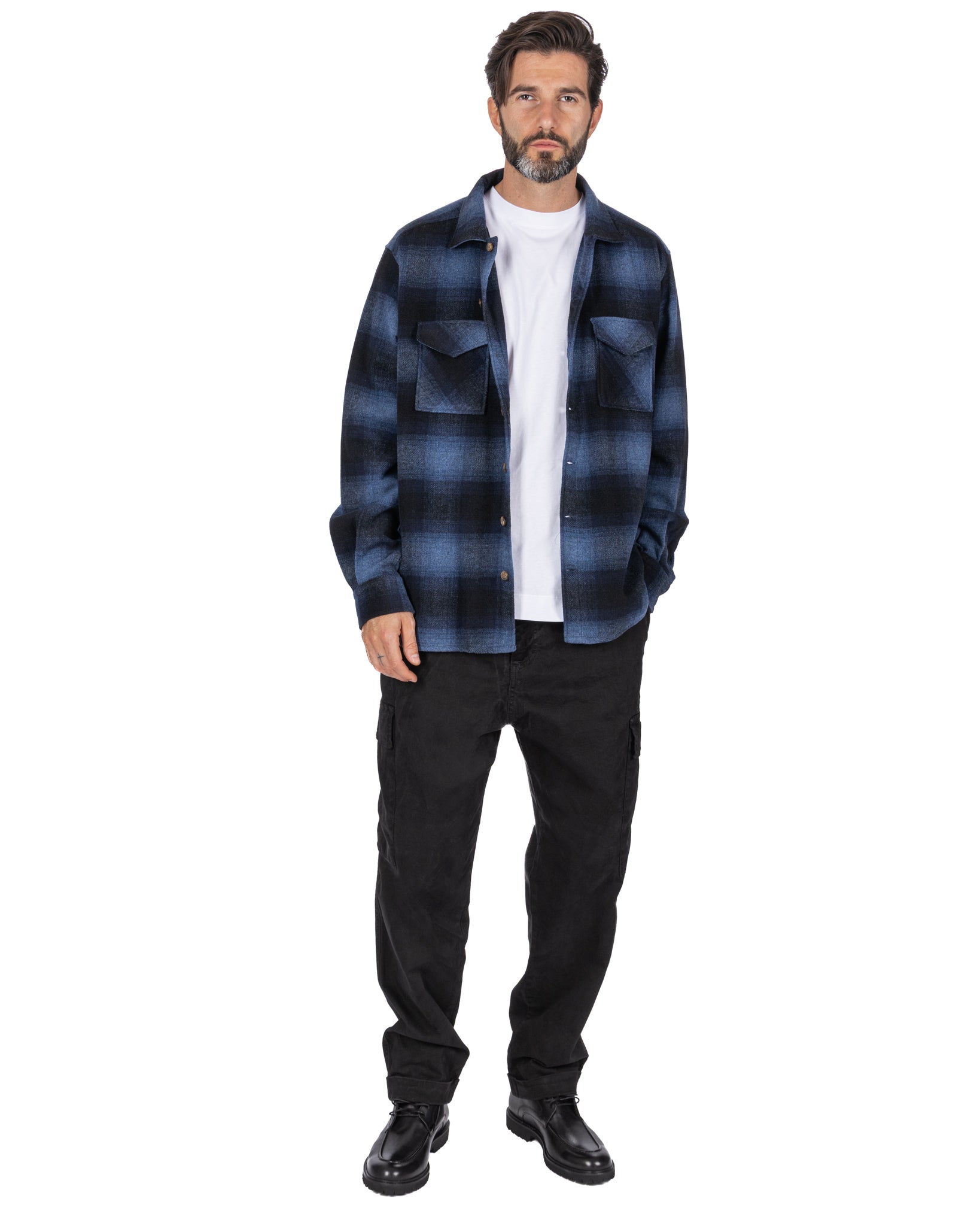 Camisa Odin a cuadros azules